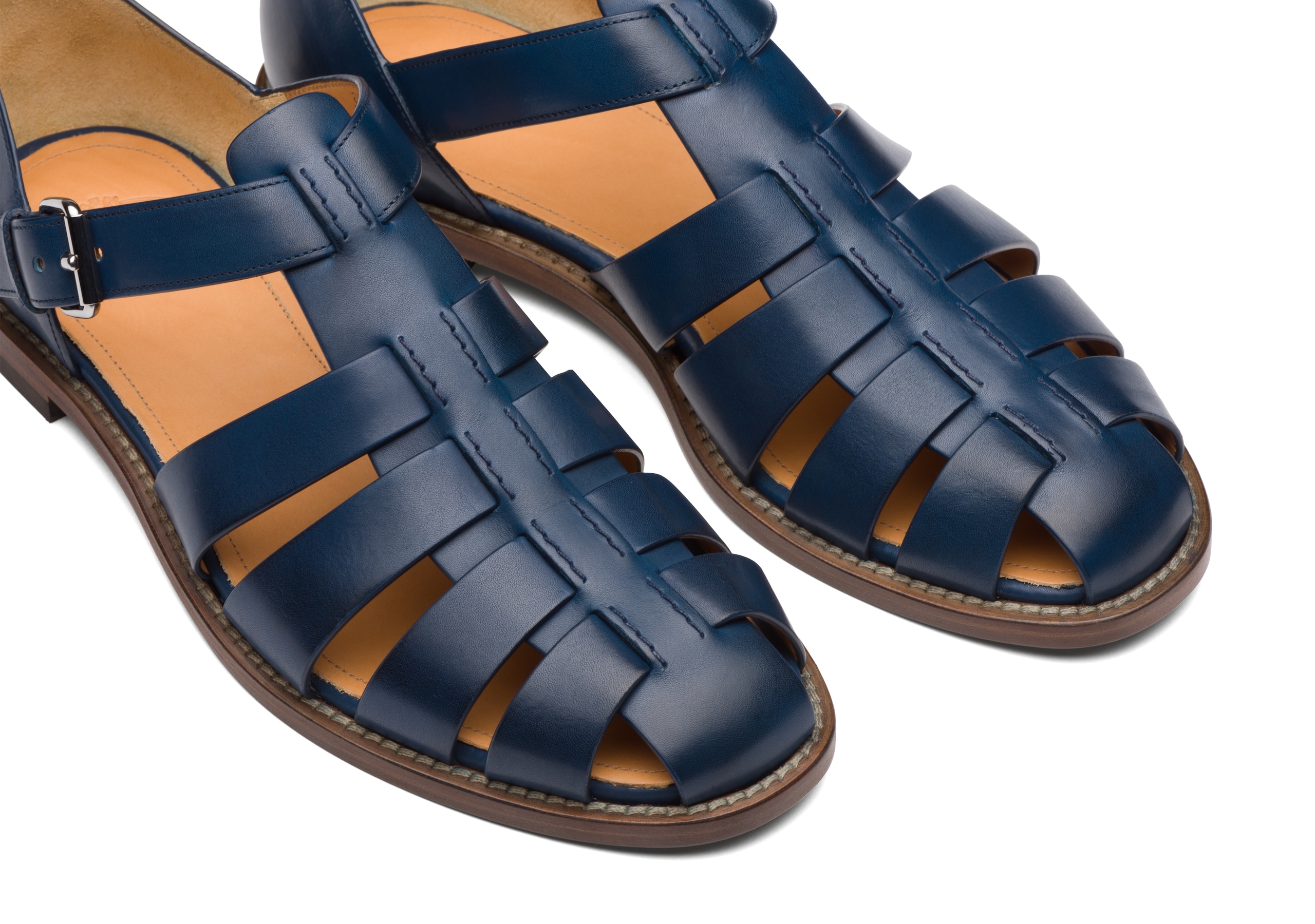 Men's Nevada Leather Sandal Blue | Church's