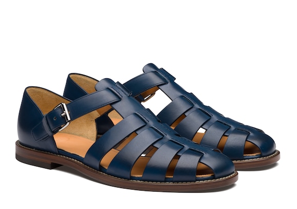 Church's Fisherman Nevada Leather Sandal Blue