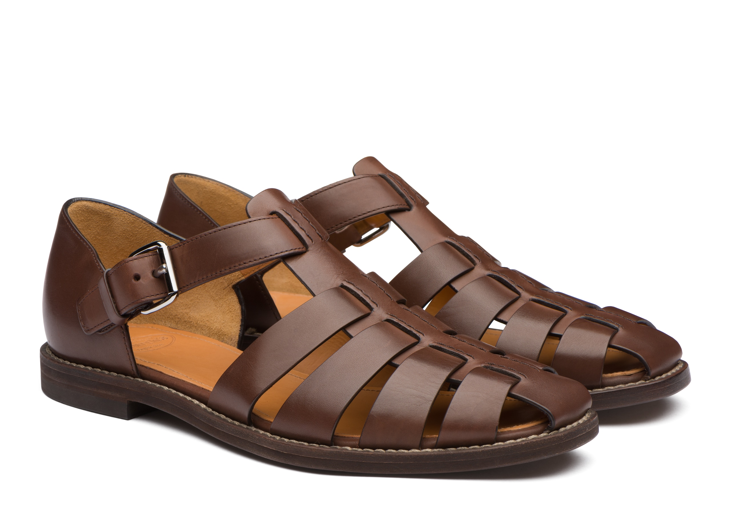 Men's Nevada Leather Sandal Brown | Church's