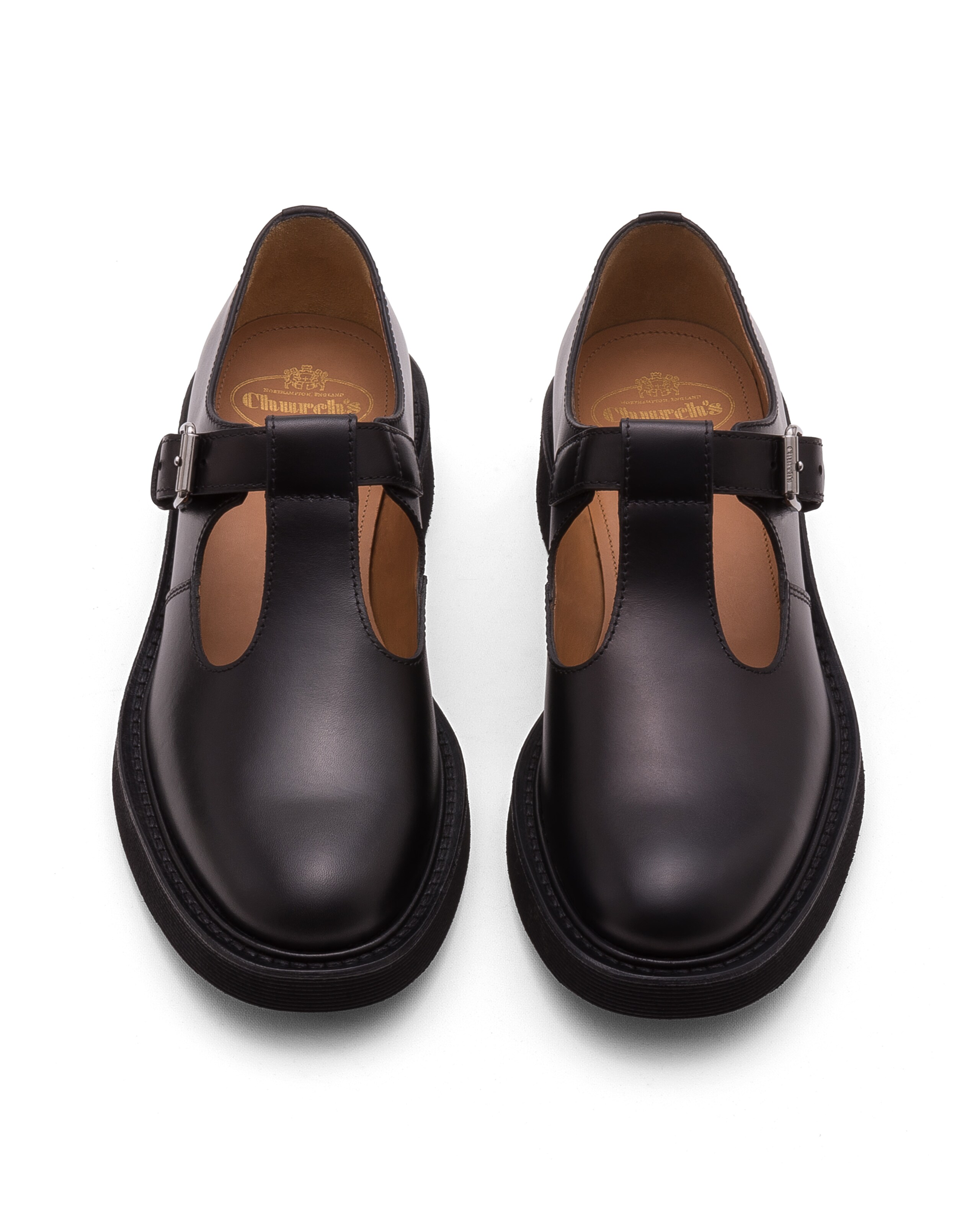 Hythe Church's Calf Leather Sandal Black