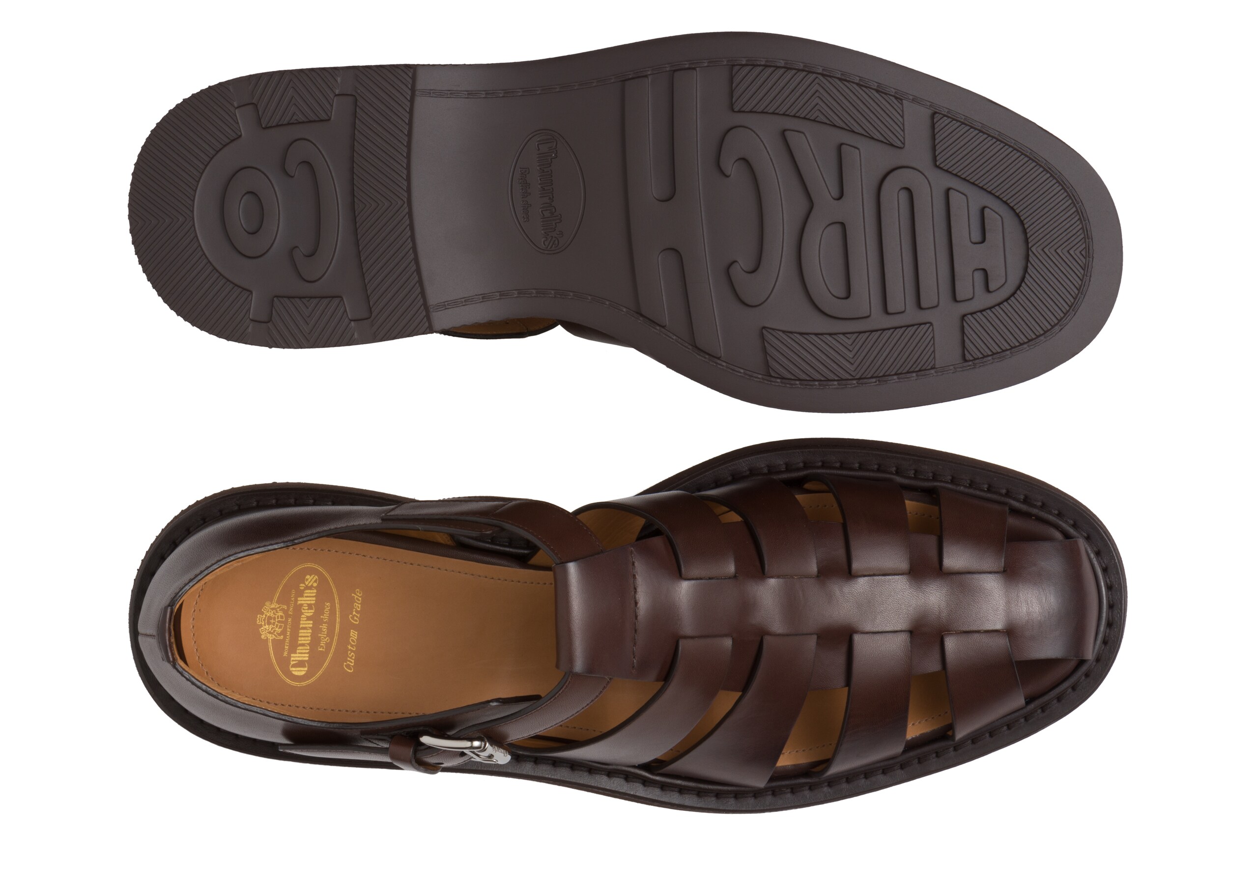 Hove Church's Calf Leather Sandal Brown