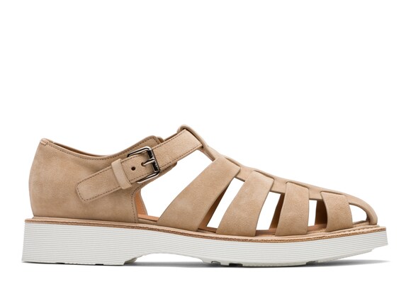 Church's Hove Soft Suede Sandal Natural