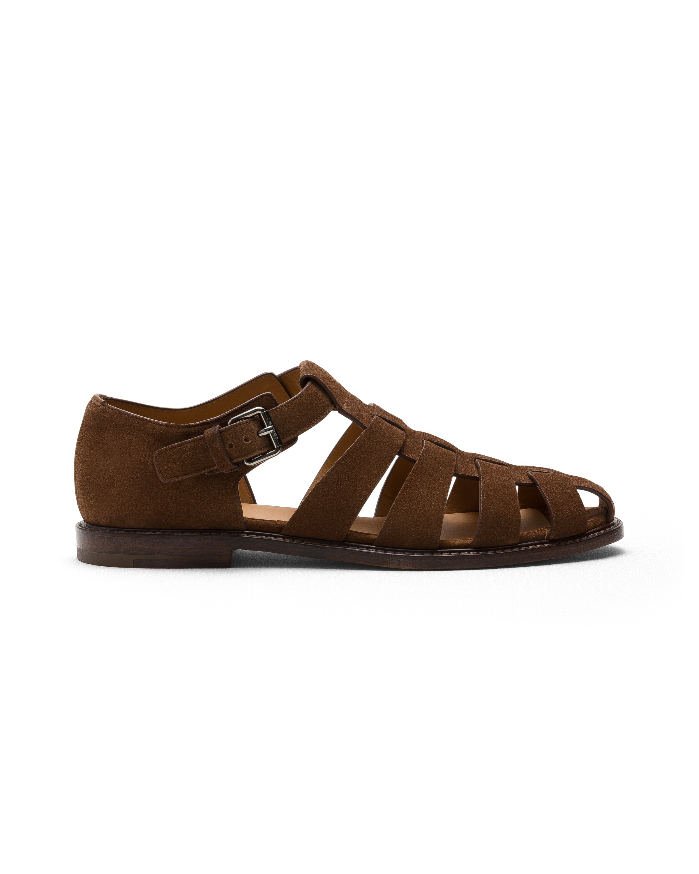 Church Suede Sandal, Man, Burnt, Size 8,5