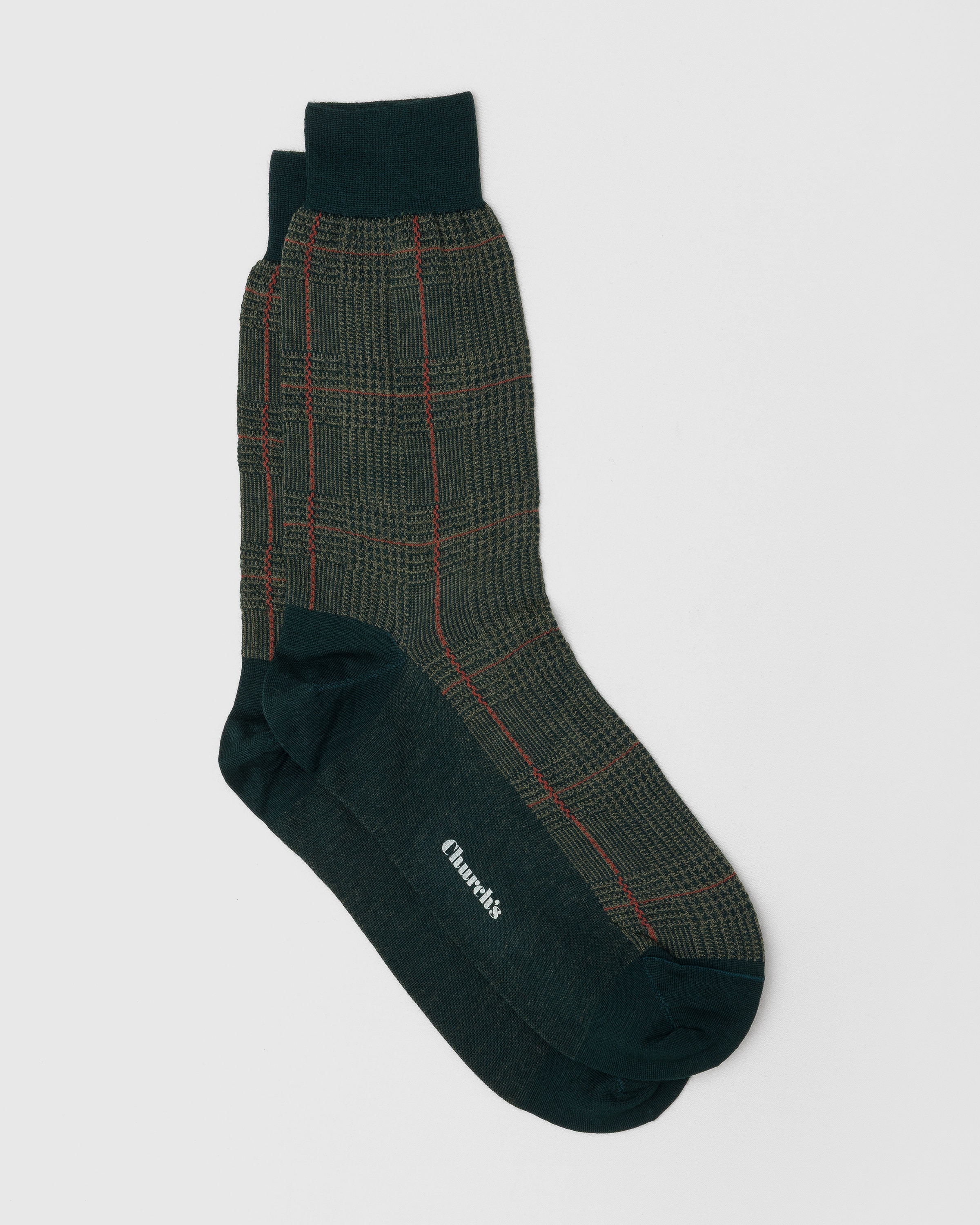 Church's Chaussettes en laine prince-de-galles