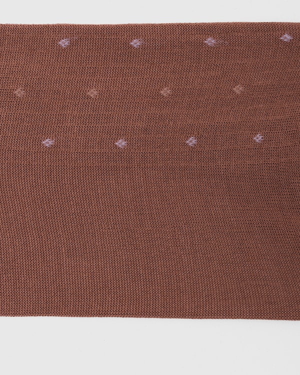 Cotton Dot Short Brown