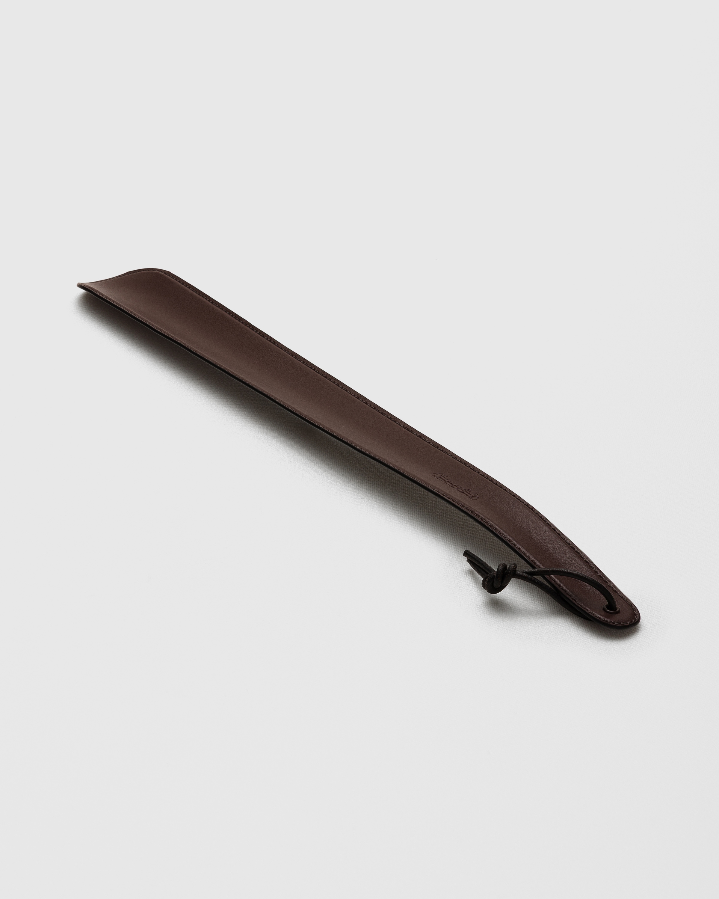 Leather-covered Metal Shoe Horn