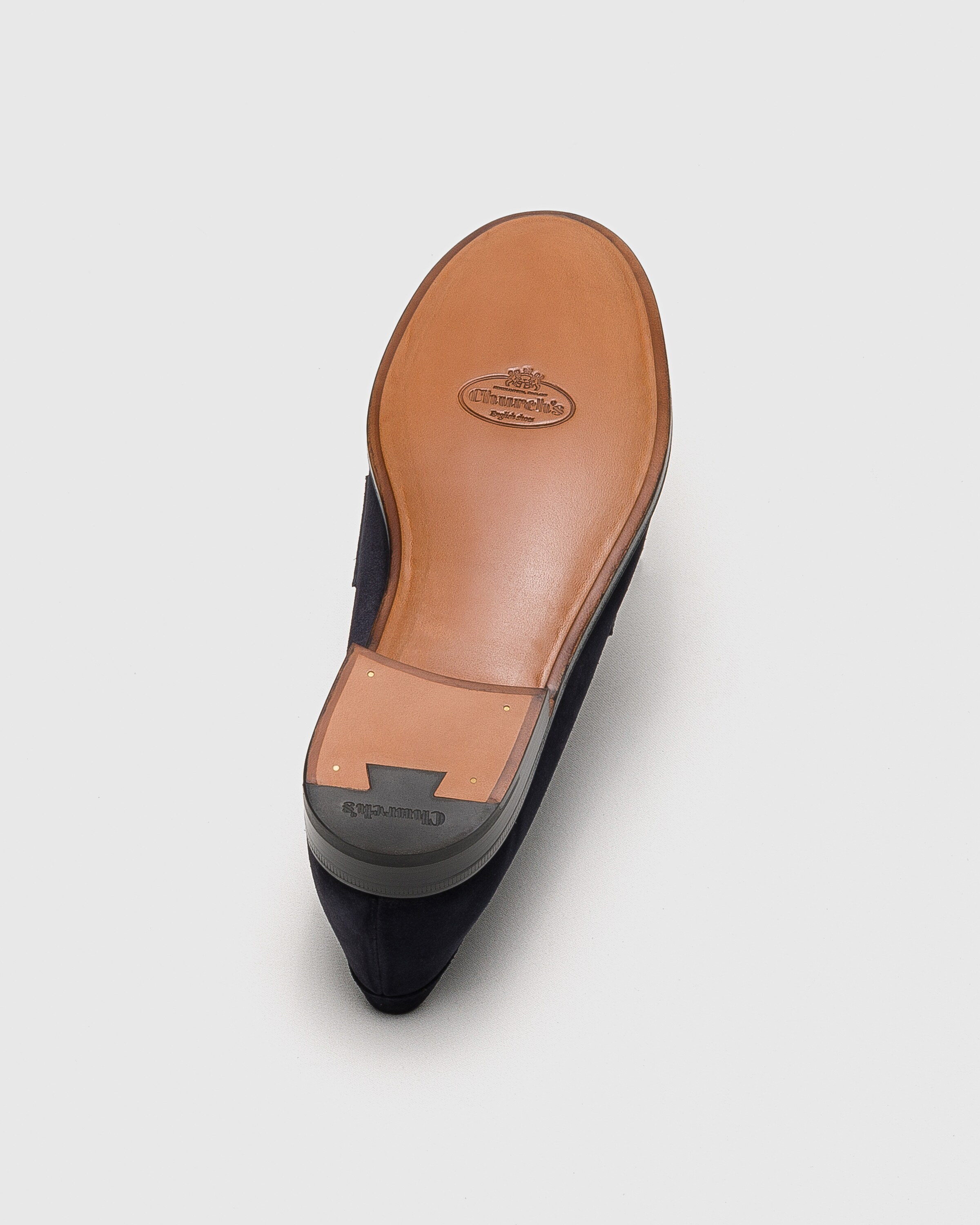 Church's チャーチ ローファー ネイビー スエード 美品 ネイビー ロイヤルベルベット ローファー | Church's