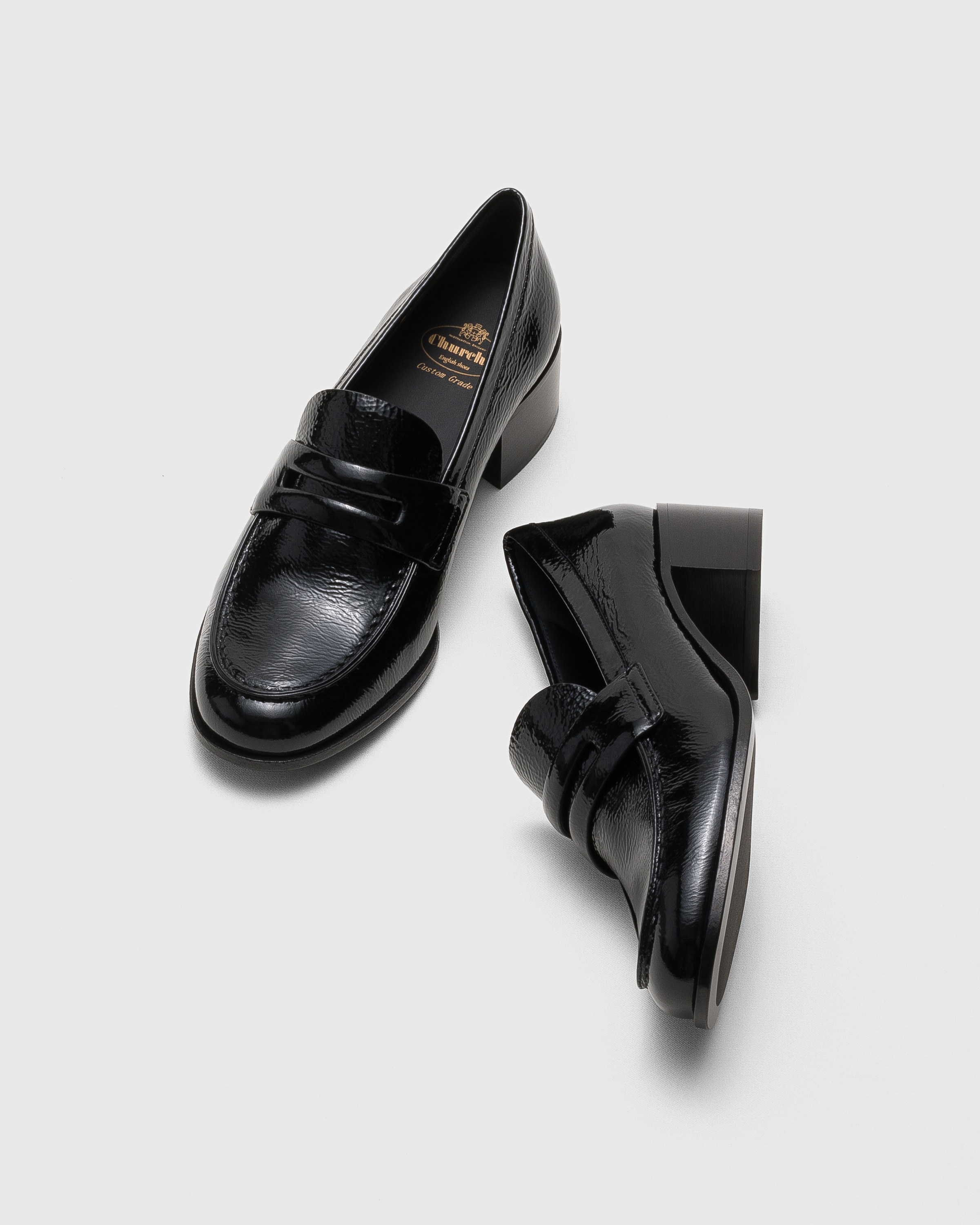 church´s English shoes PATENT BLACK 37