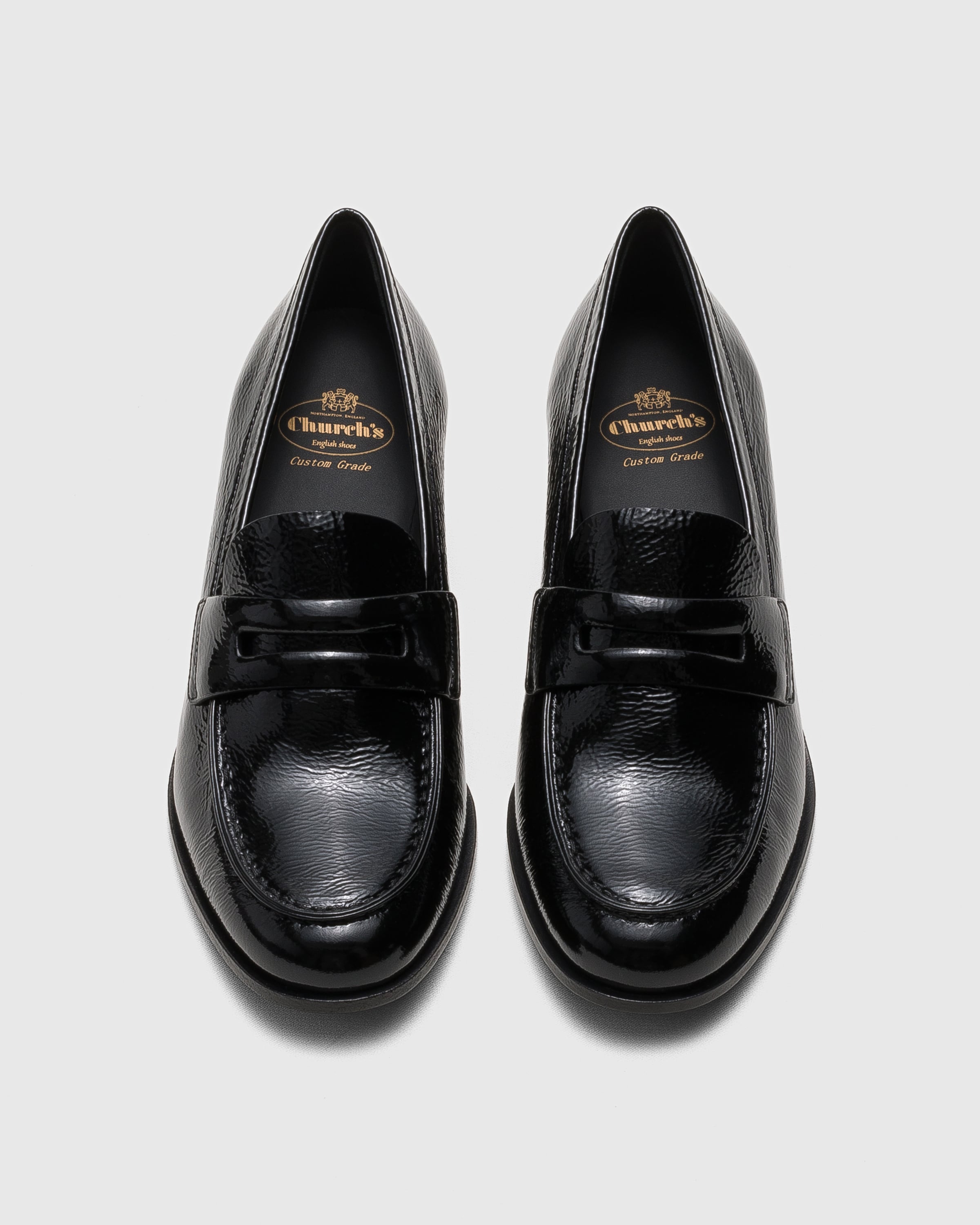 Church's Custom Grade Men's Black Patent Leather Shoes US