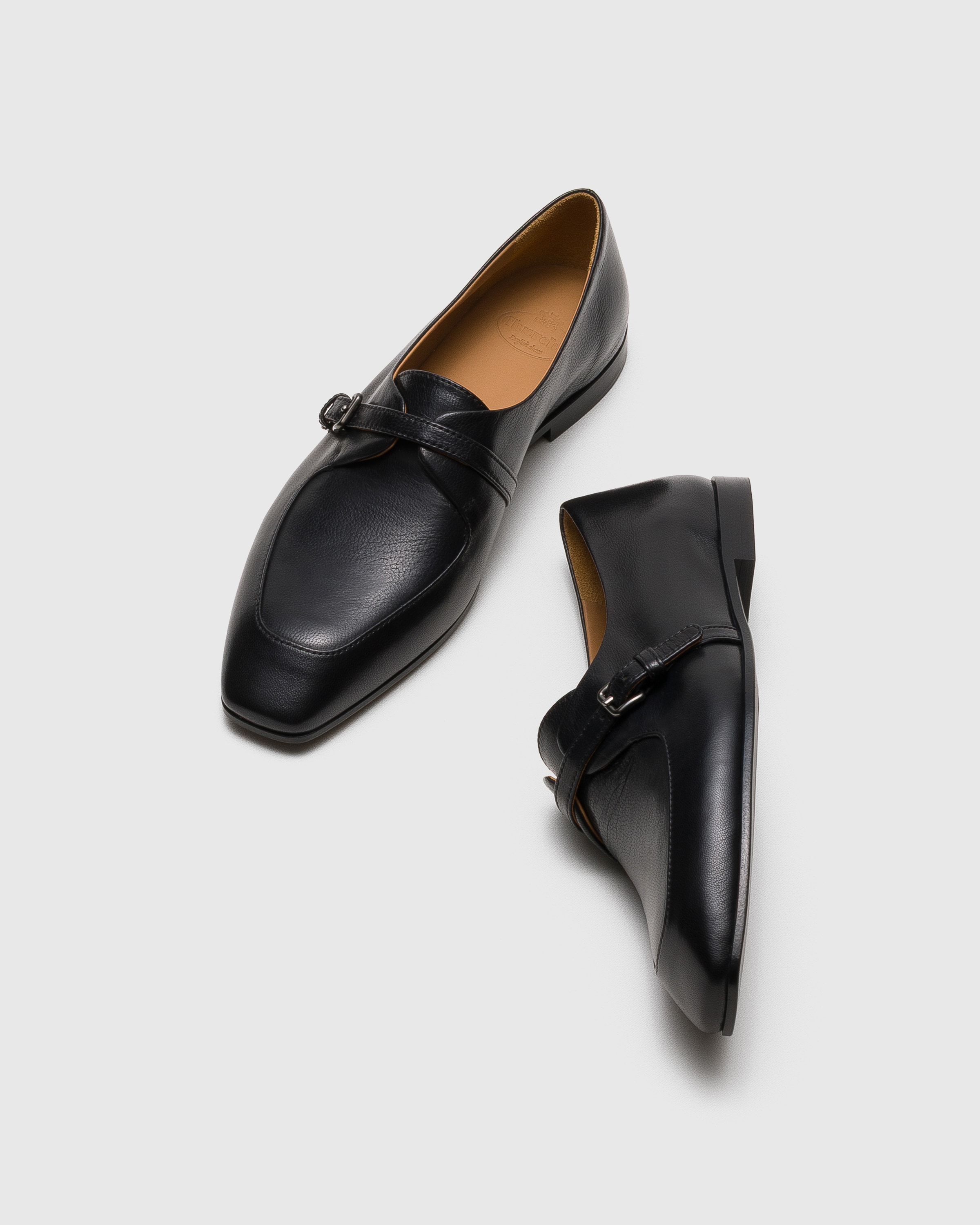 Mocassin en cuir de chèvre brossé
