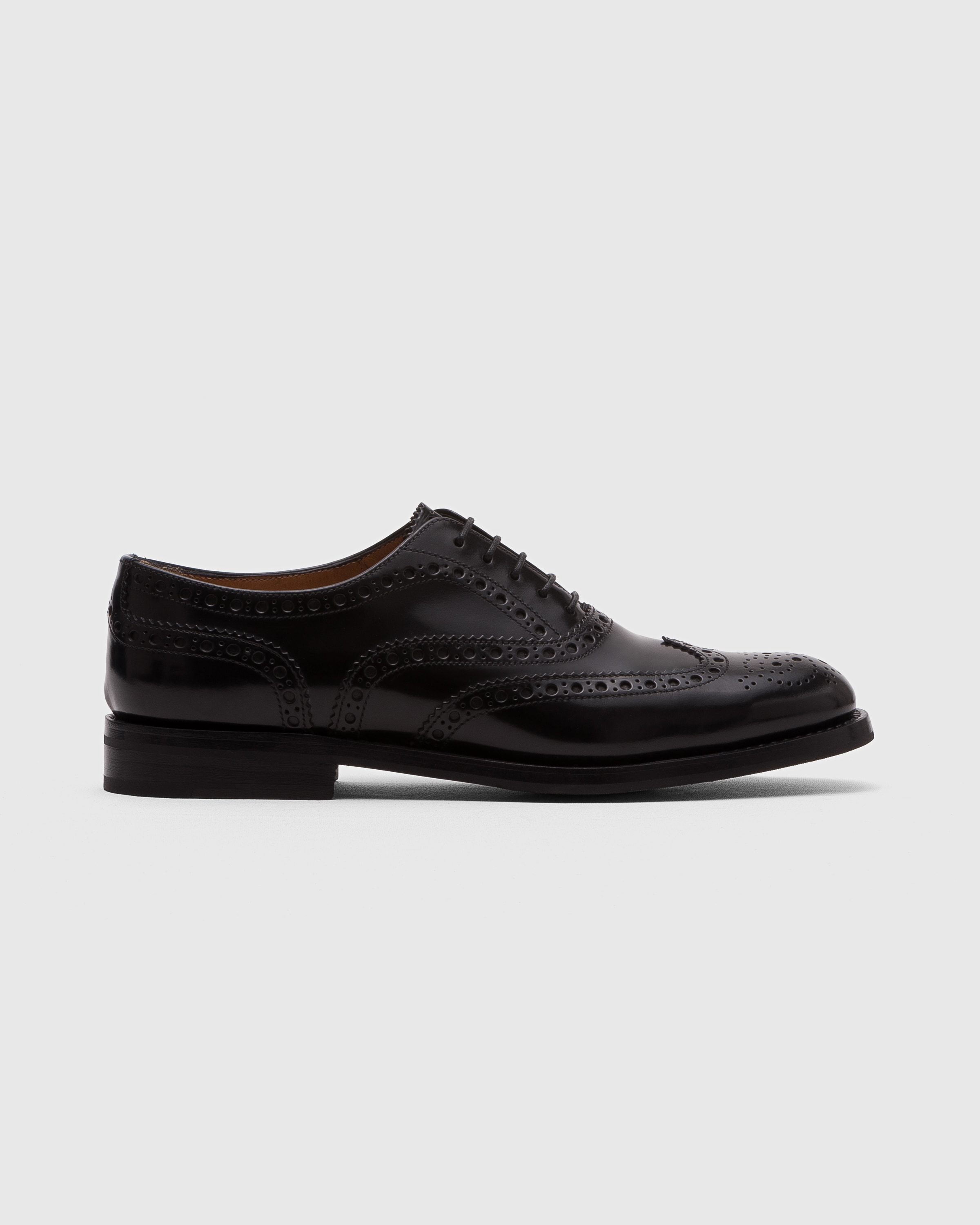 Black Brushed calfskin lace-ups | Church's