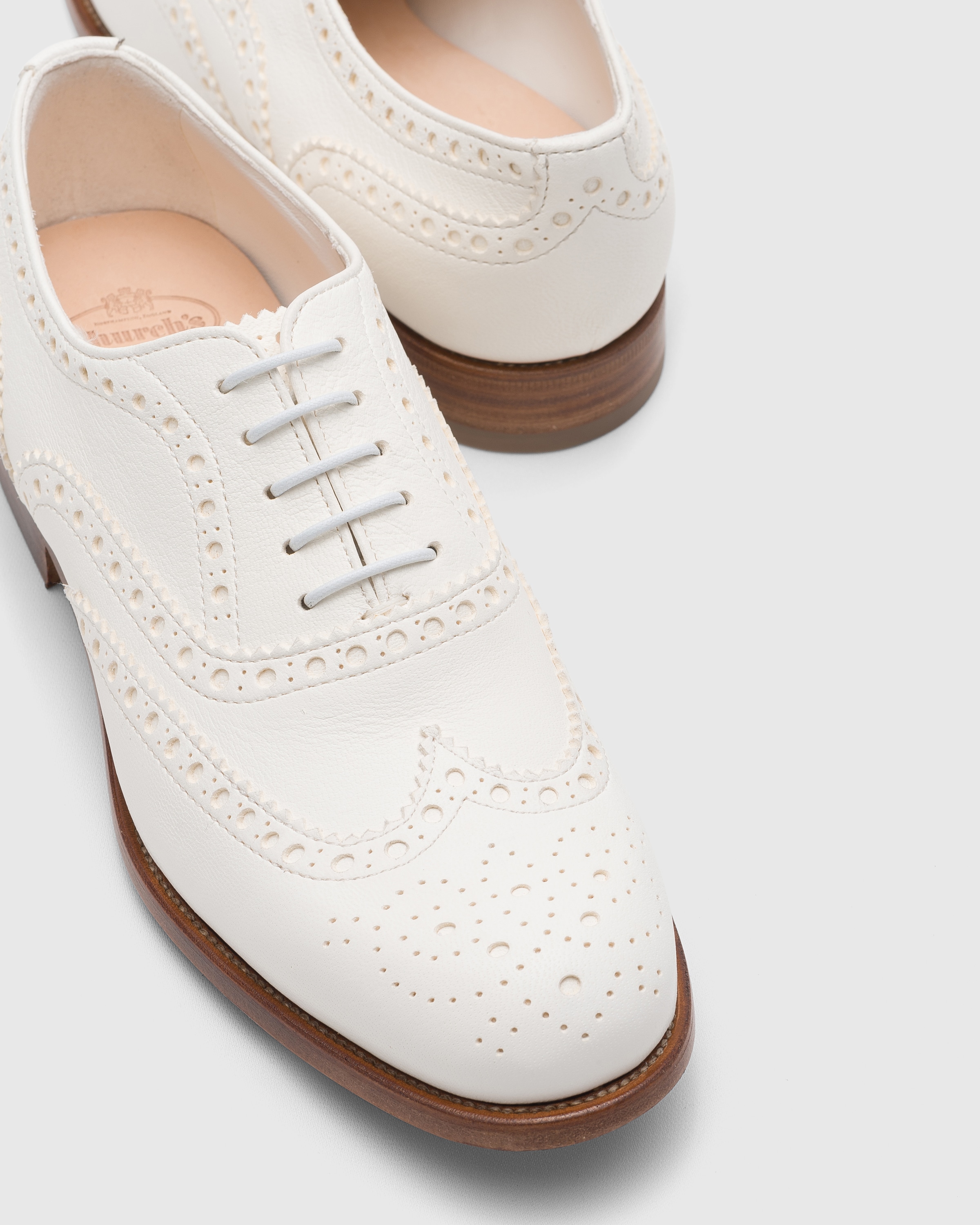 Ivory Deerskin Oxford Brogue | Church's Ivory Deerskin Oxford Brogue | Church's