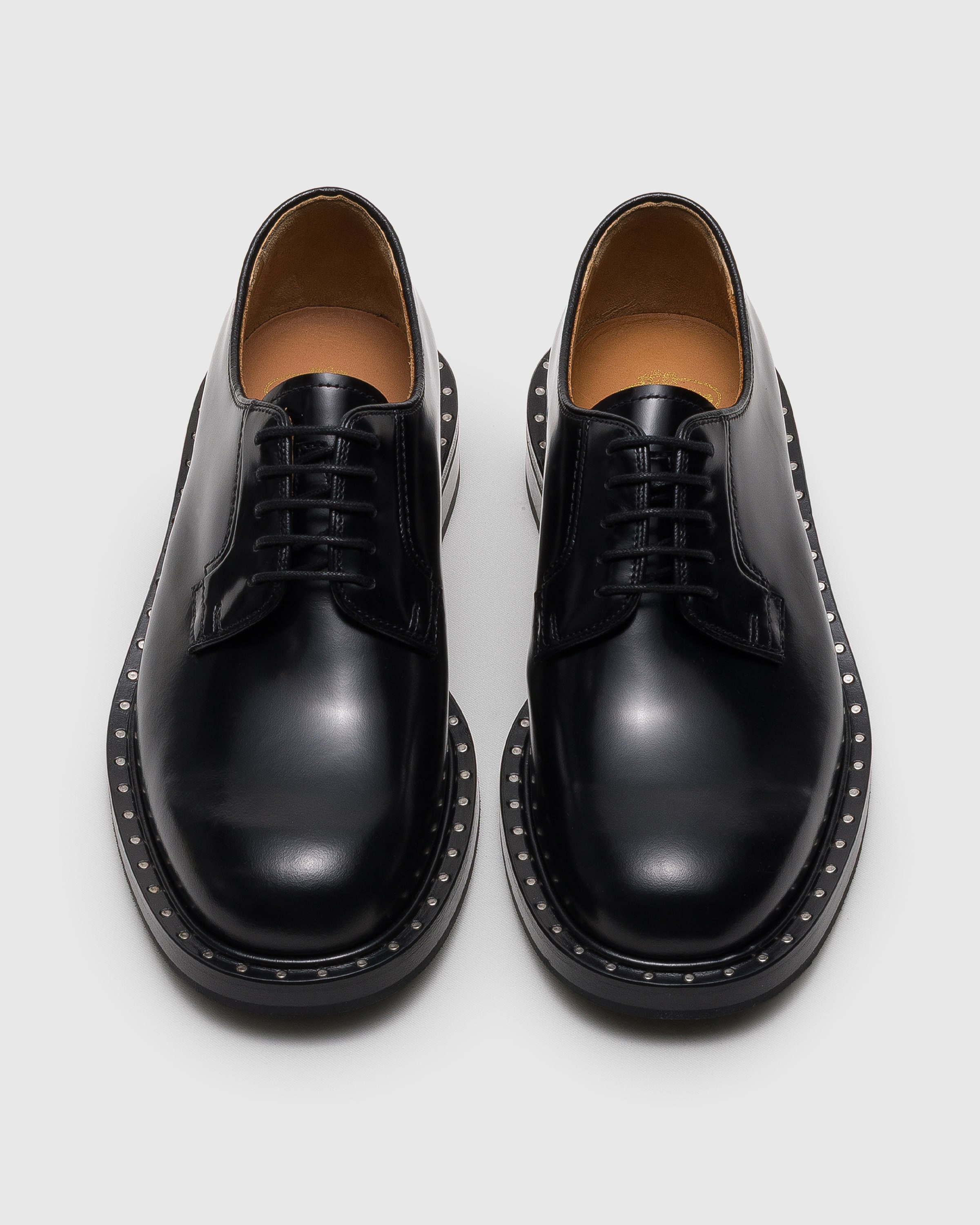 Opening Ceremony M14 Zip Up Leather Black Derby Oxford Size 41 US 9.5 MMM Style Black Hi-Shine 8 Eye Derby Boot & Zip Guard – NPS Solovair USA main image 3
