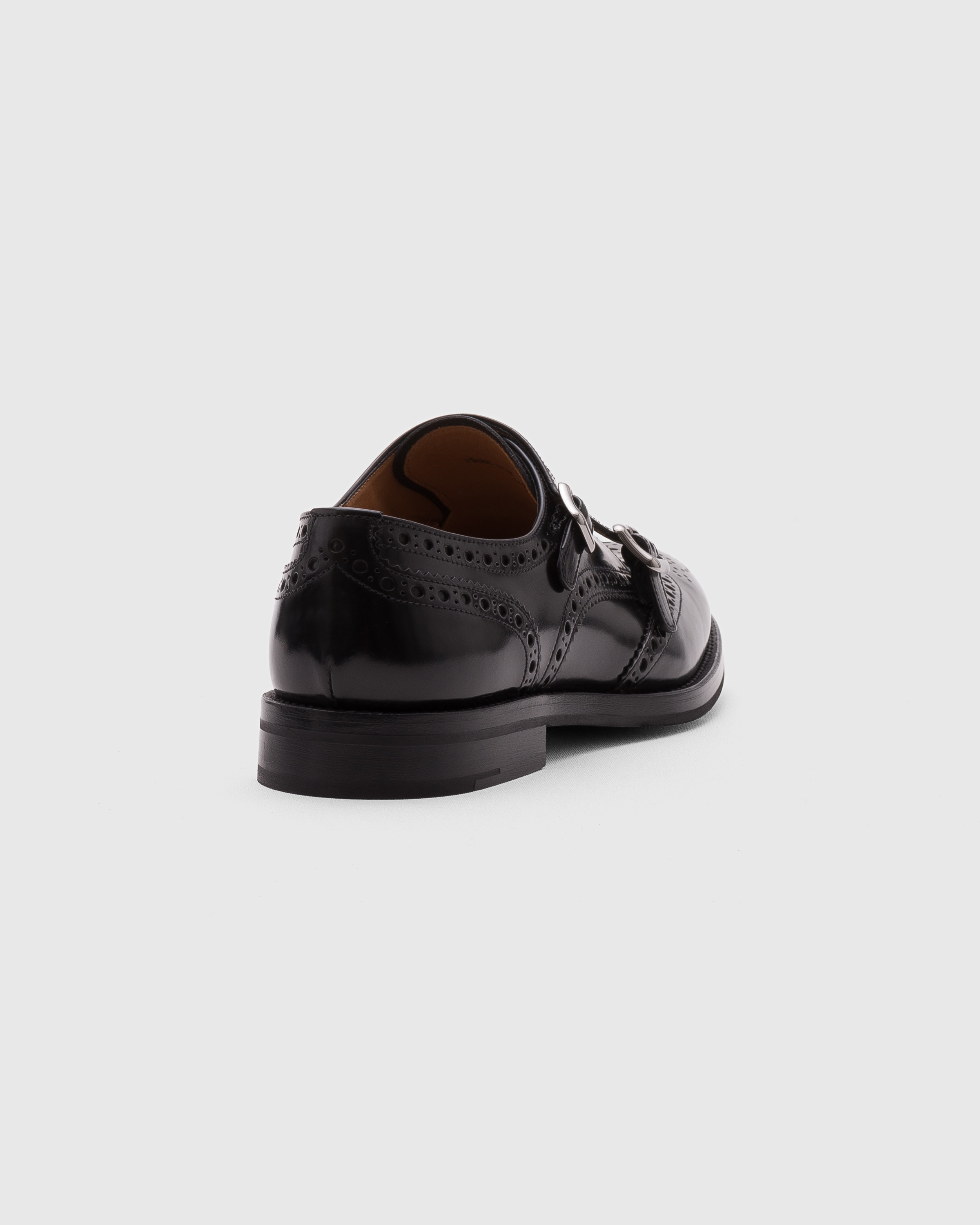 Black Brushed-leather lace-ups | Church's