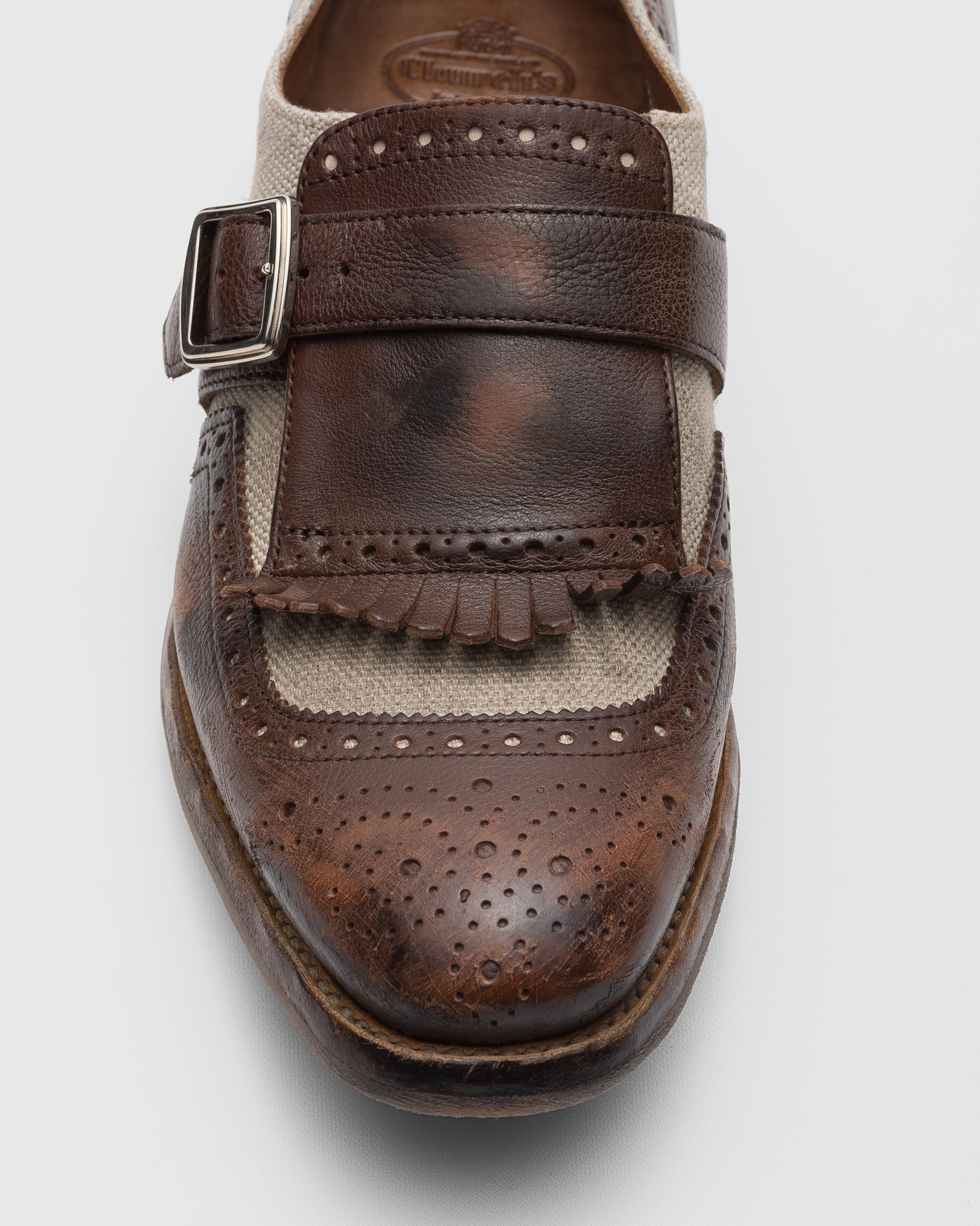 ローファー・オックスフォード CHURCH'S Two-Tone Leather Natale Loafers Church'S Two-Tone Leather Natale Loafers (Church's