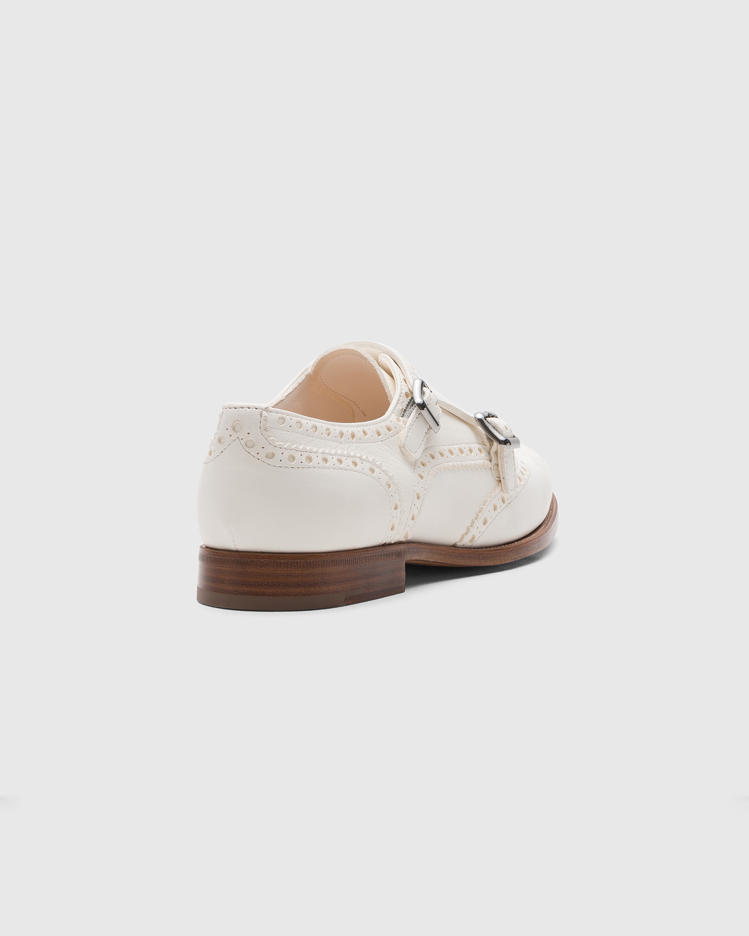 Ivory Deerskin Monk Brogue | Church's Ivory Deerskin Monk Brogue | Church's