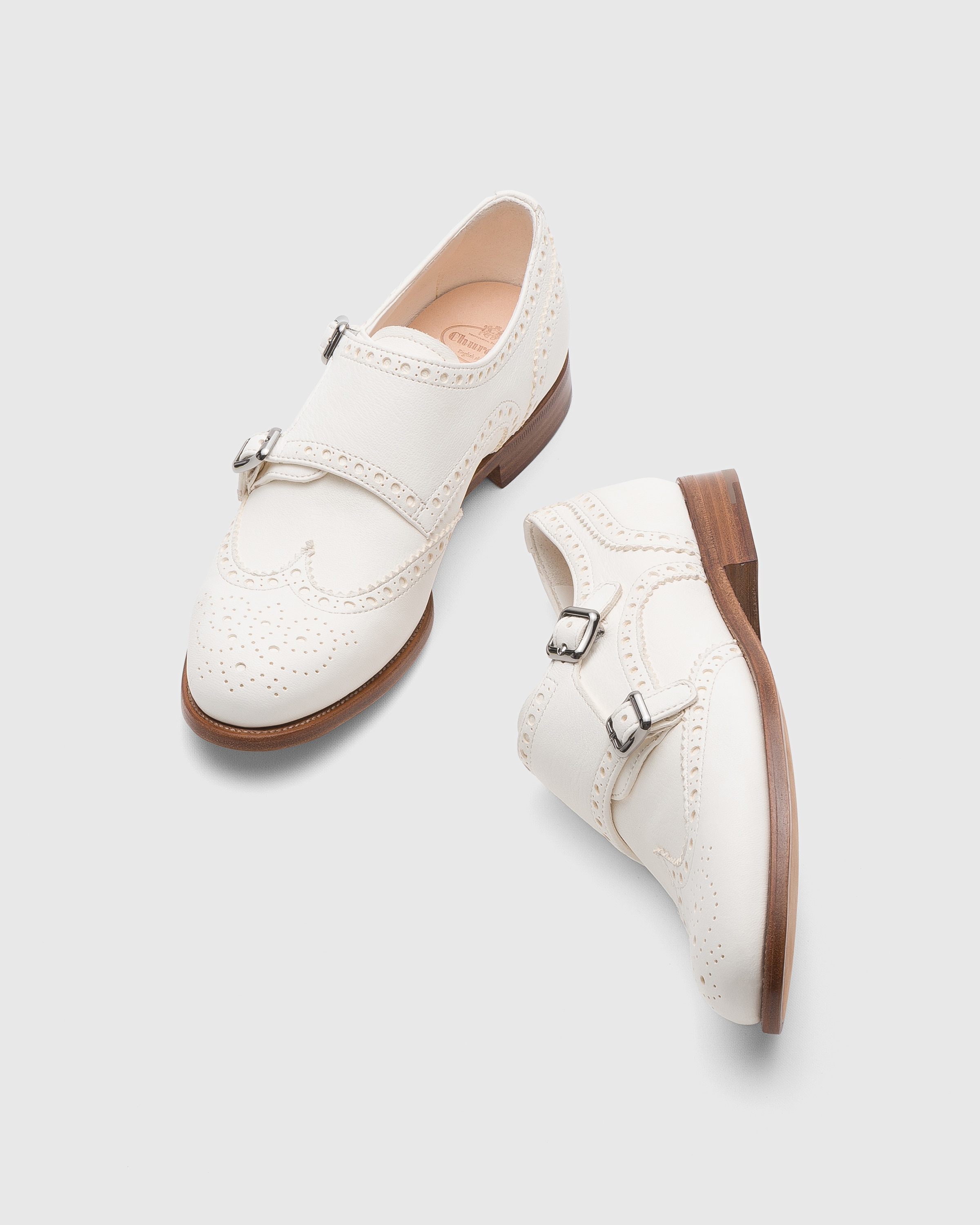 Ivory Deerskin Monk Brogue | Church's Ivory Deerskin Monk Brogue | Church's