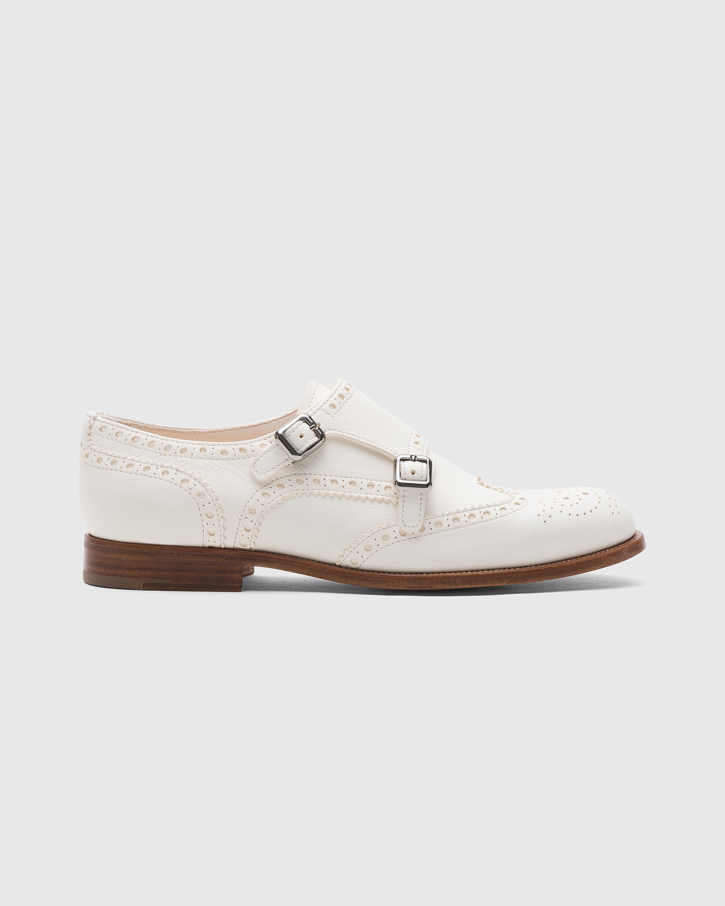 Ivory Deerskin Monk Brogue | Church's Ivory Deerskin Monk Brogue | Church's