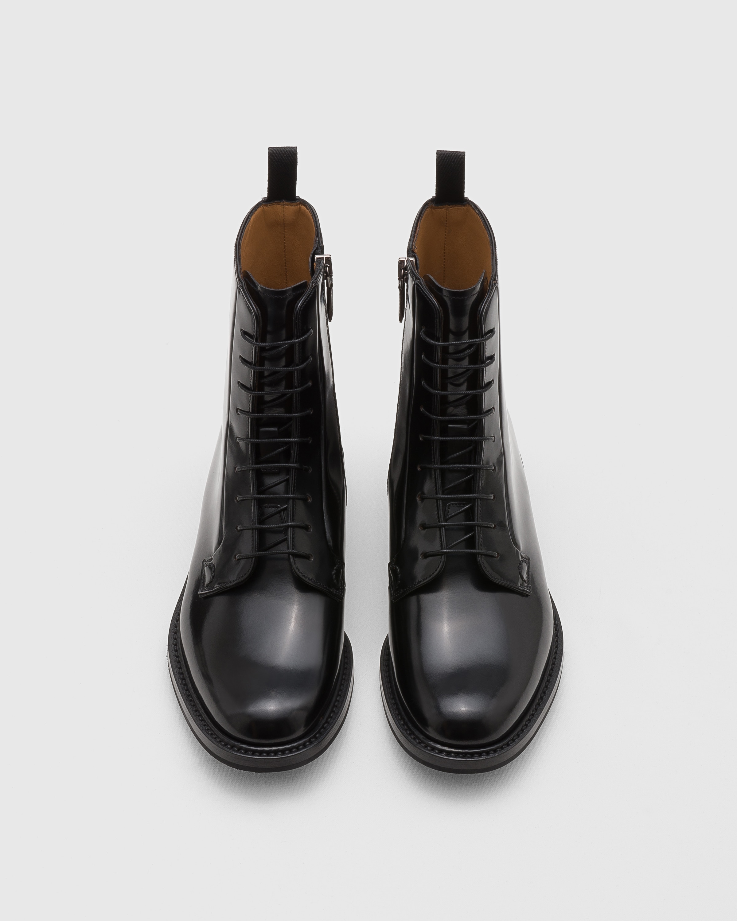 Black Polished Binder Lace Up Boot | Church's