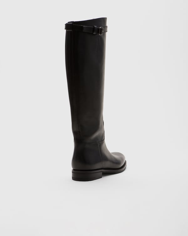 Natural Calf Boot Black