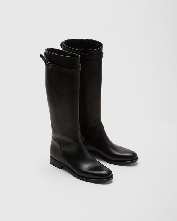 Natural Calf Boot Black