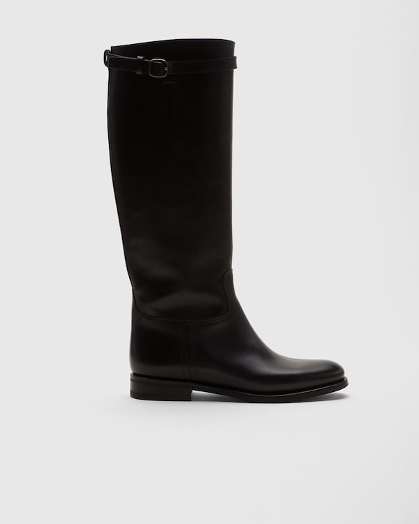 Natural Calf Boot Black