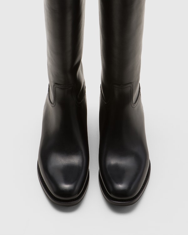 Natural Calf Boot Black