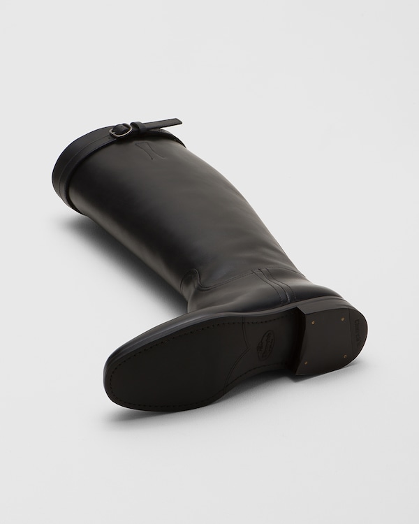 Natural Calf Boot Black