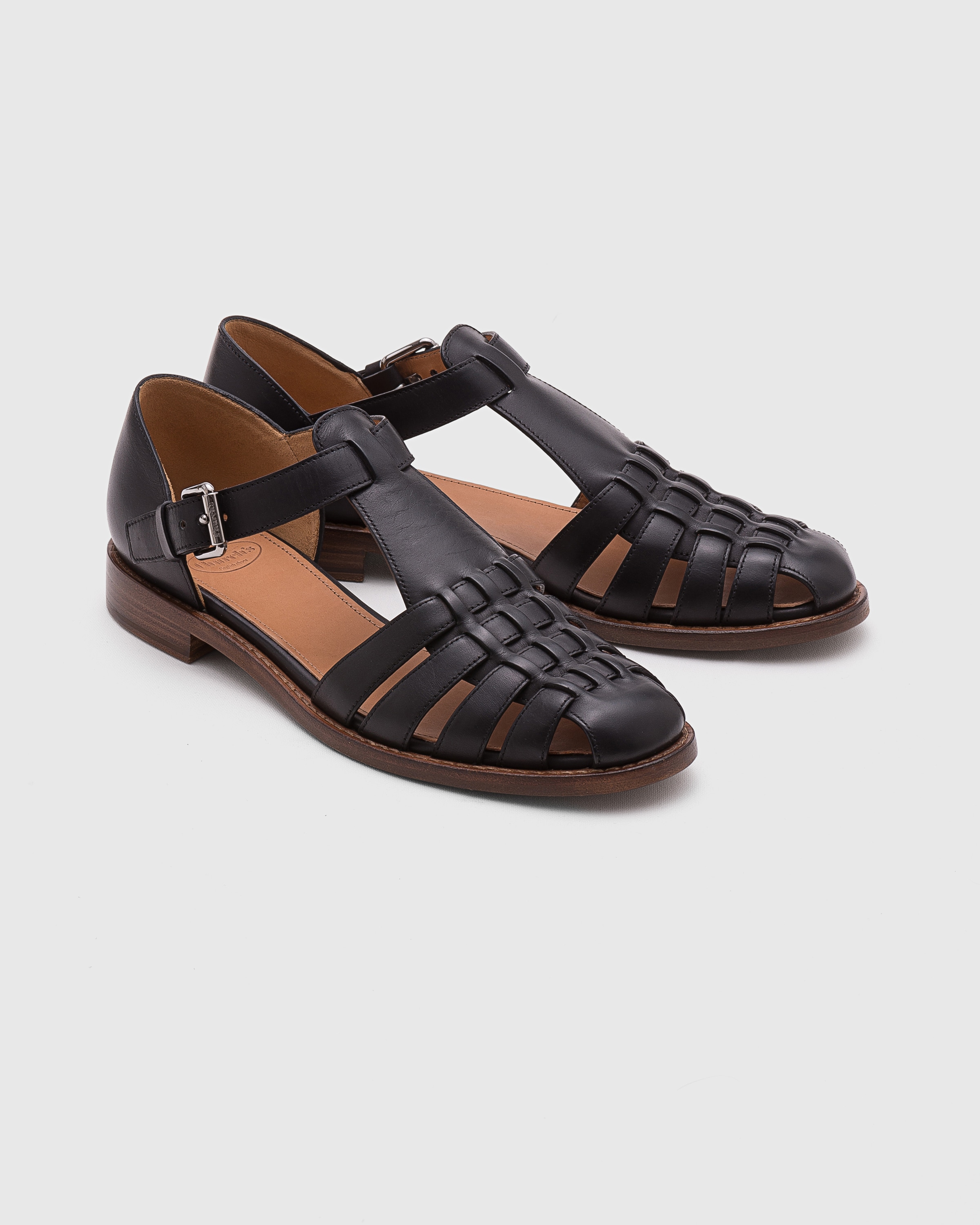 Black Prestige Calf Leather Sandal | Church's