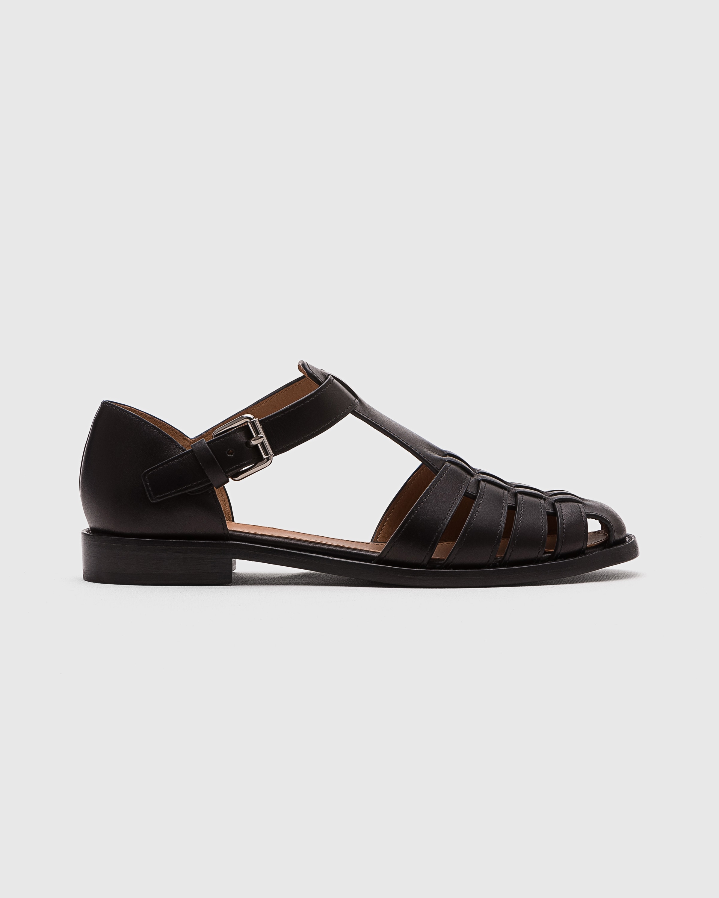 Black Prestige Calf Leather Sandal | Church's