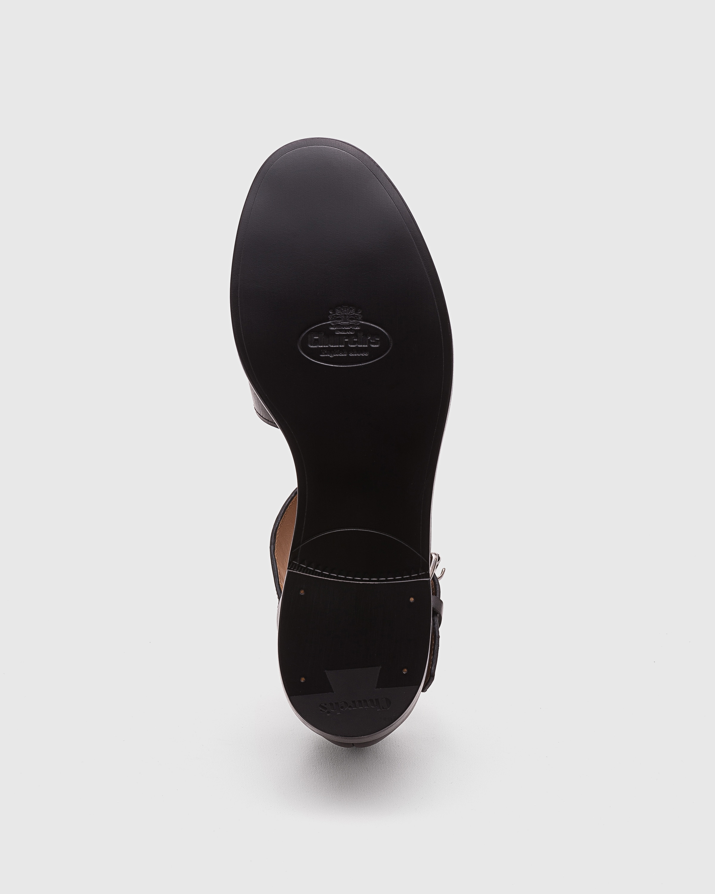 Black Prestige Calf Leather Sandal | Church's Black Prestige Calf Leather Sandal | Church's