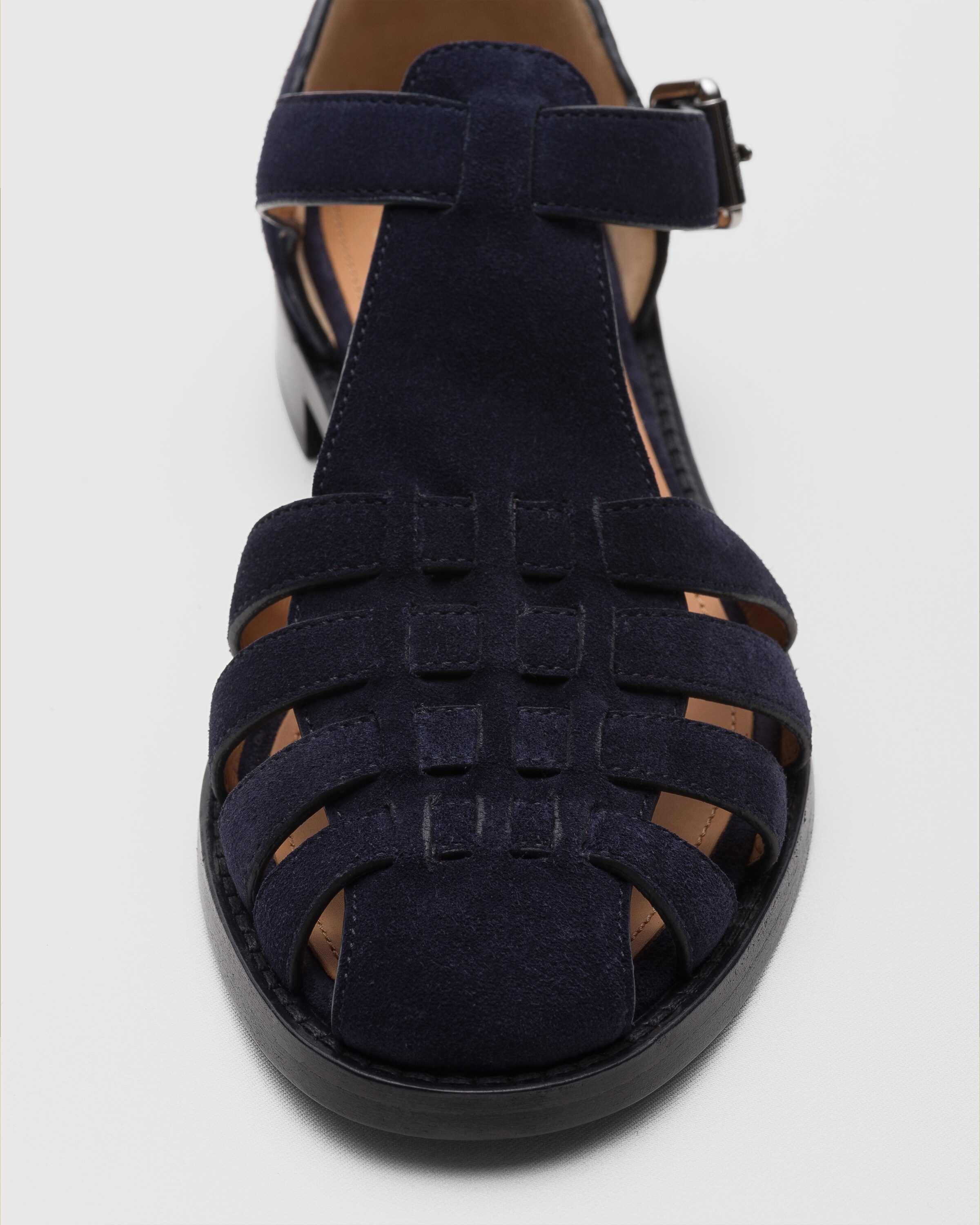 MULTI-STRAP SUEDE SANDALS - BLACK - Shoes - COS