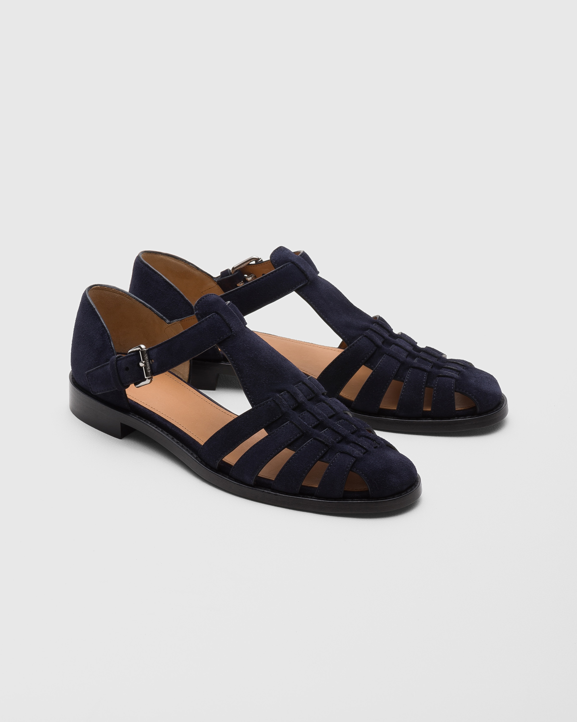 Blue Suede Sandal | Church's Blue Suede Sandal | Church's