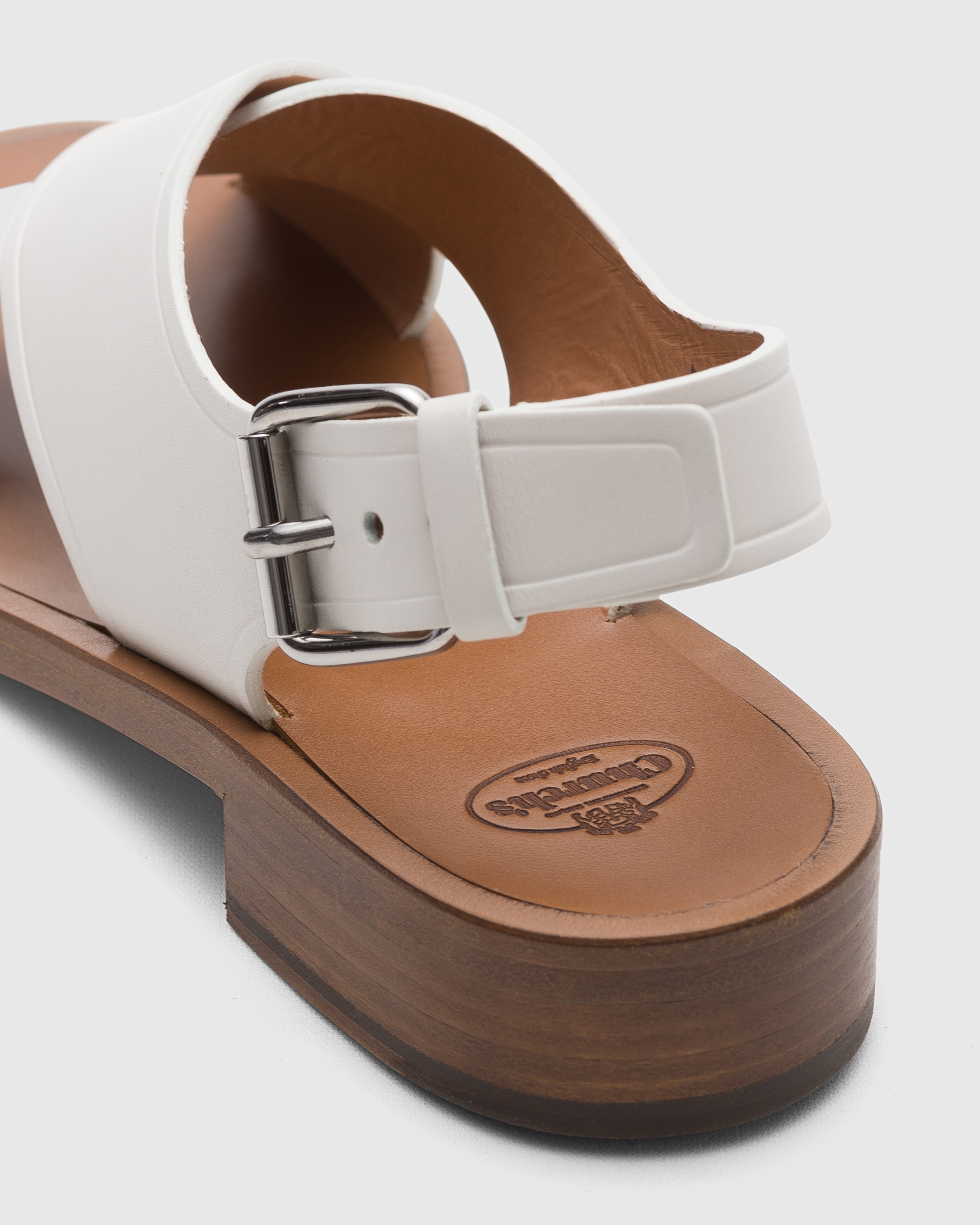 White Prestige Calfskin Sandal | Church's White Prestige Calfskin Sandal | Church's
