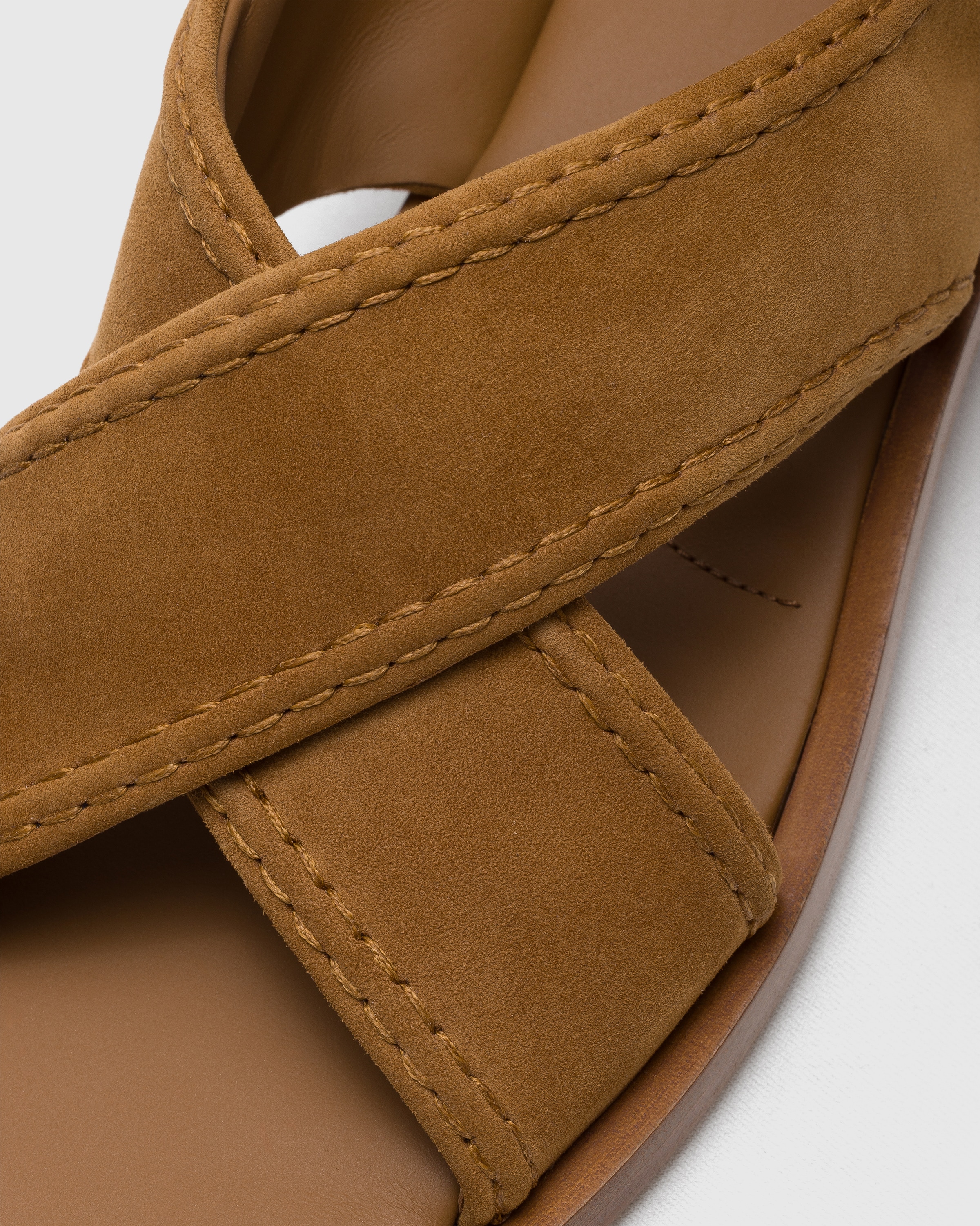 Walnut Suede Criss Cross Sandal | Church's