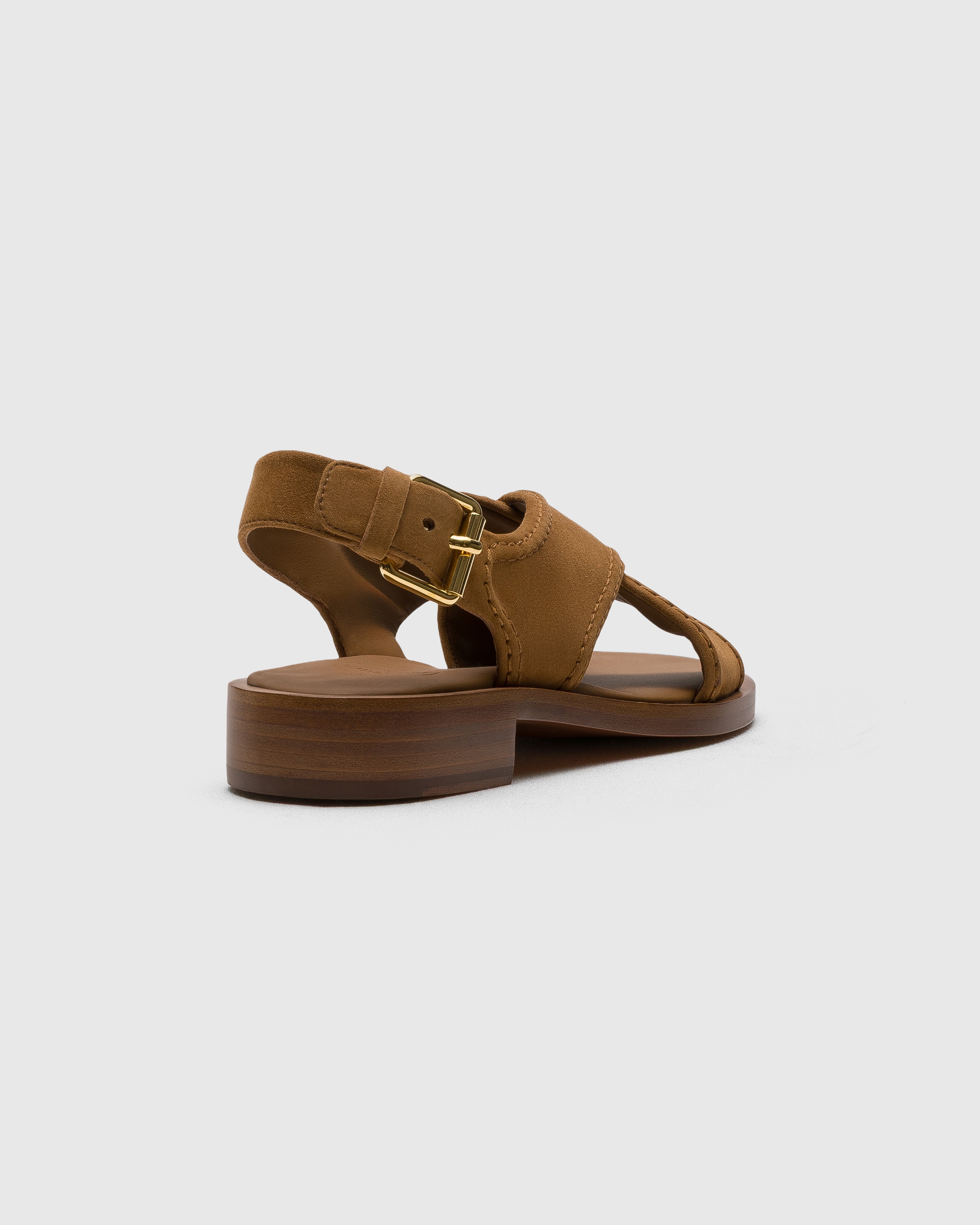 Walnut Suede Criss Cross Sandal | Church's