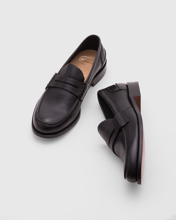 Calf Leather Loafer Black