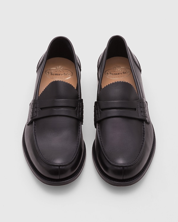 Calf Leather Loafer Black