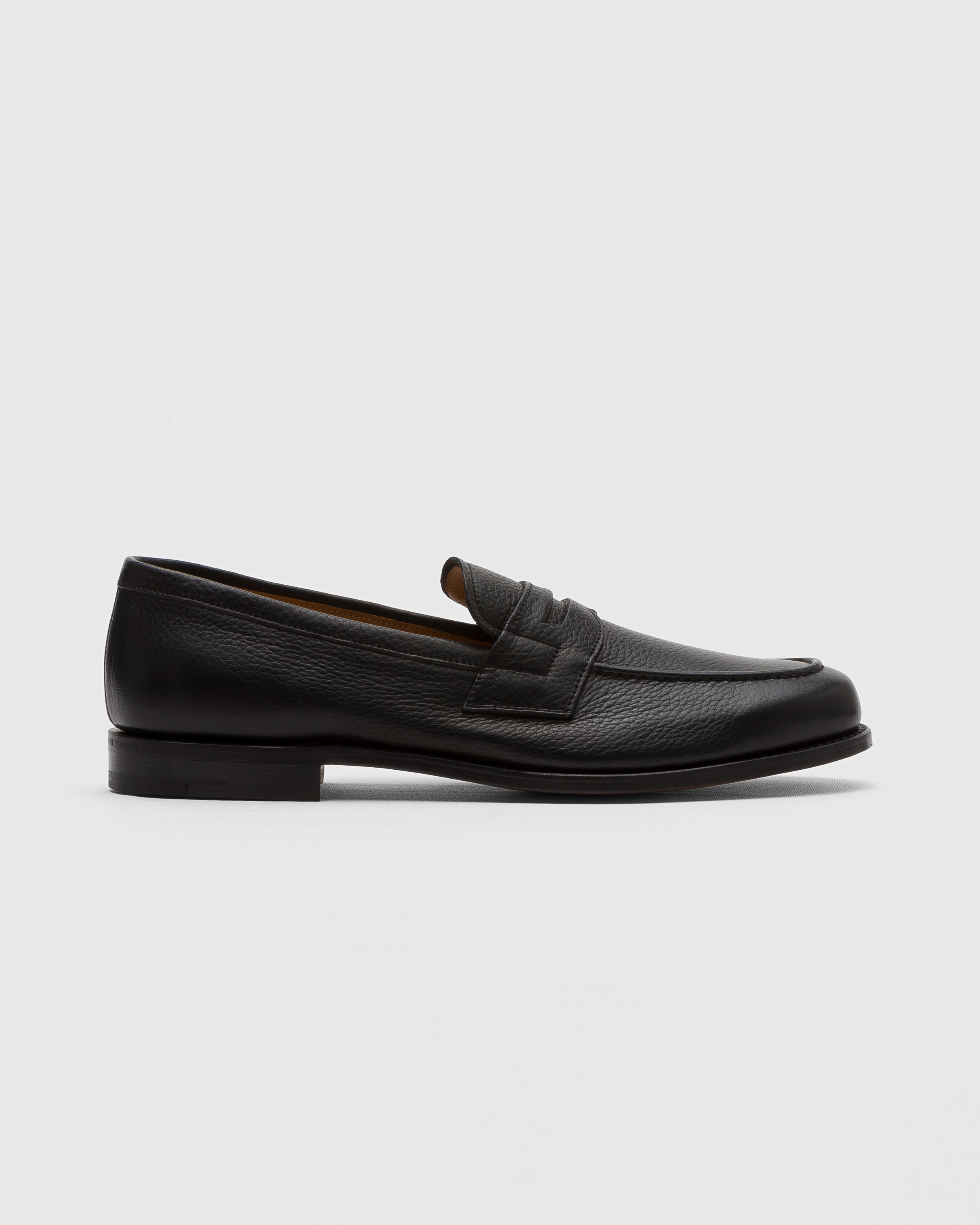 Black Soft Grain Calf Leather Loafer Church s
