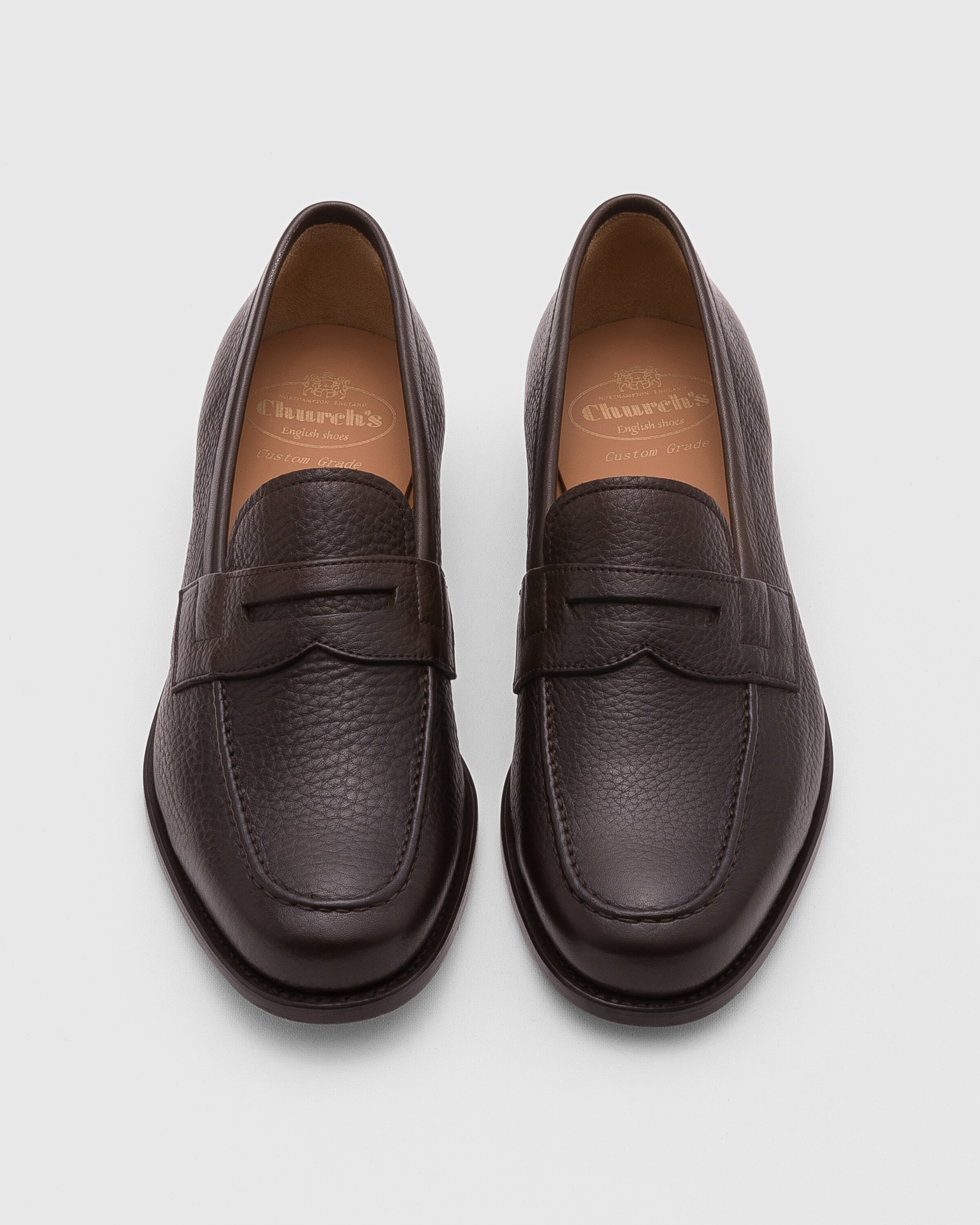 【激安】半額以下- 50%OFFの安い通販 Calf Grain Soft Ebony Leather Church's | Loafer 靴