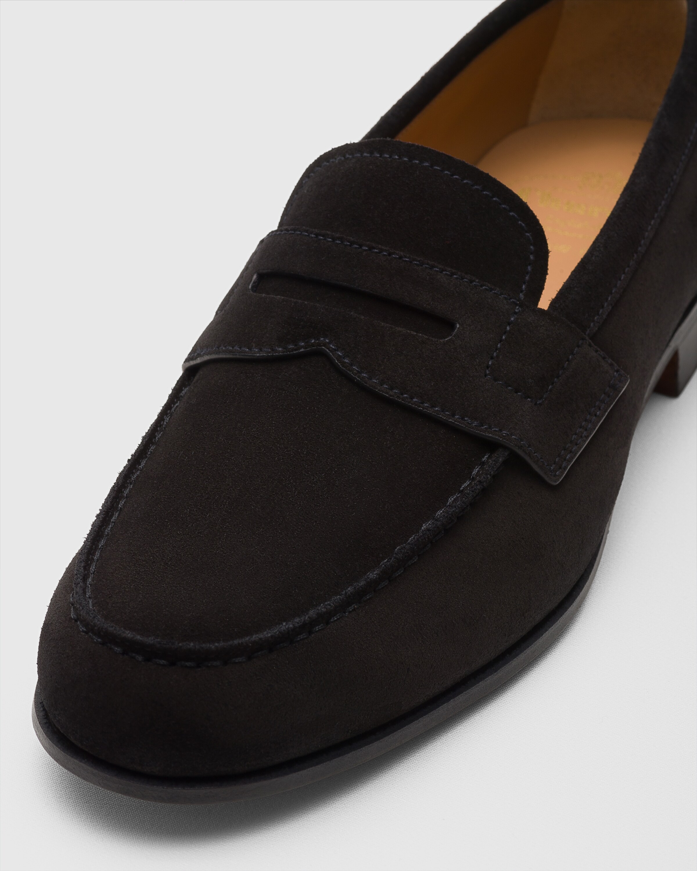 Black Soft Suede Loafer | Church's