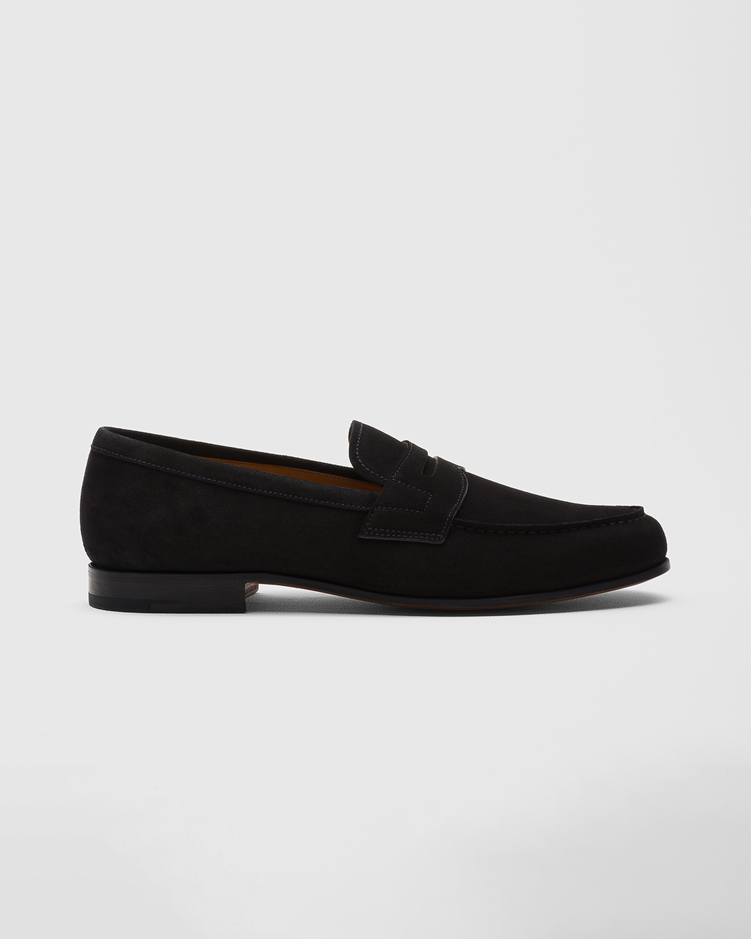 Black Soft Suede Loafer | Church's