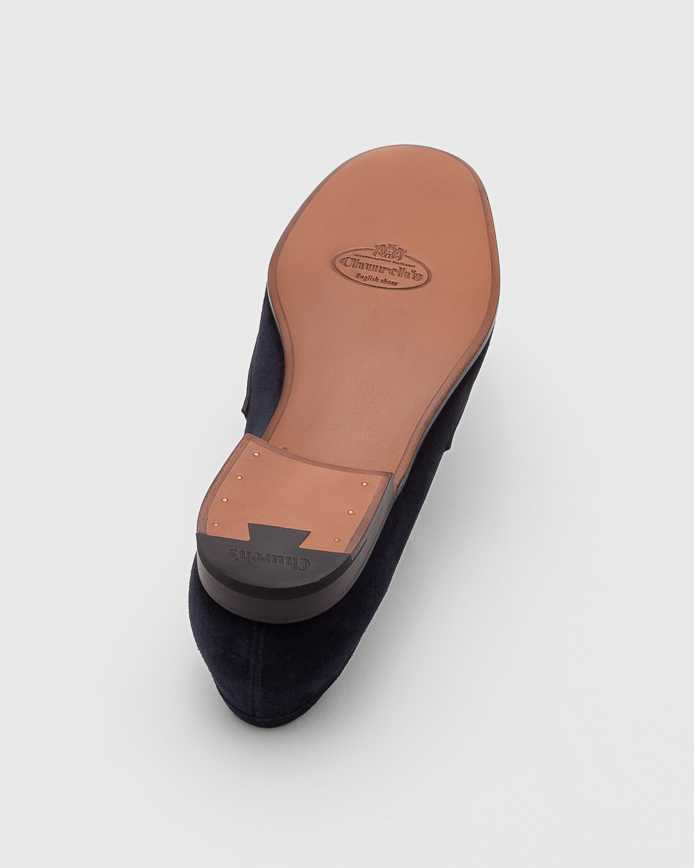 Blue Soft Suede Loafer | Church's Blue Soft Suede Loafer | Church's