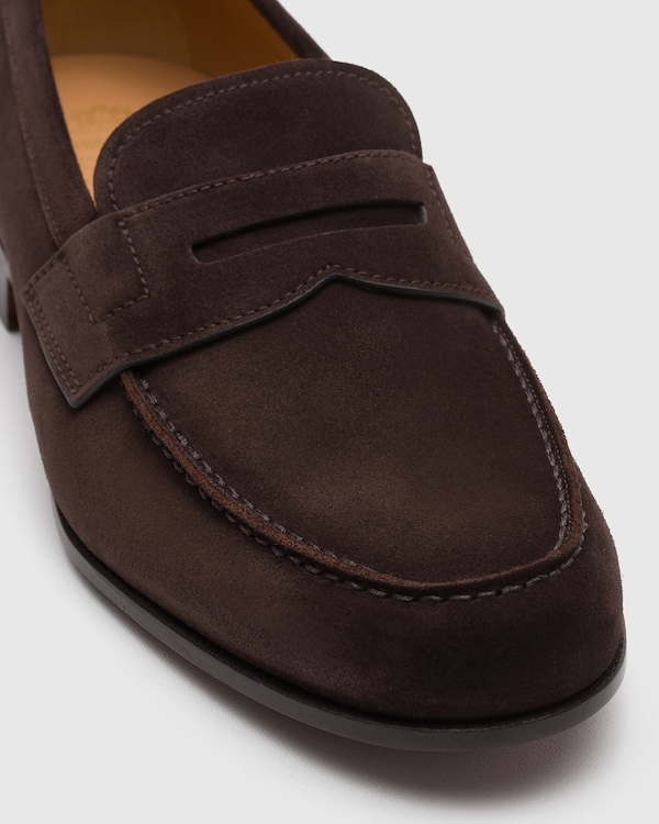 Soft Suede Loafer Ebony