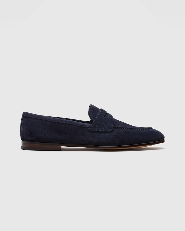 Mocassin en veau velours doux