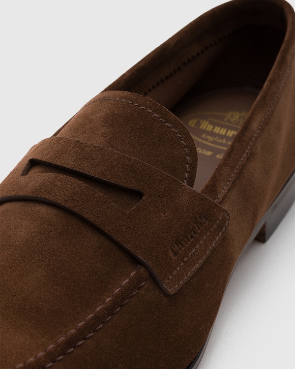Soft Suede Loafer Burnt