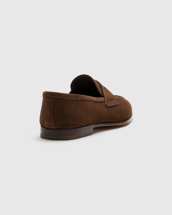 Soft Suede Loafer Burnt