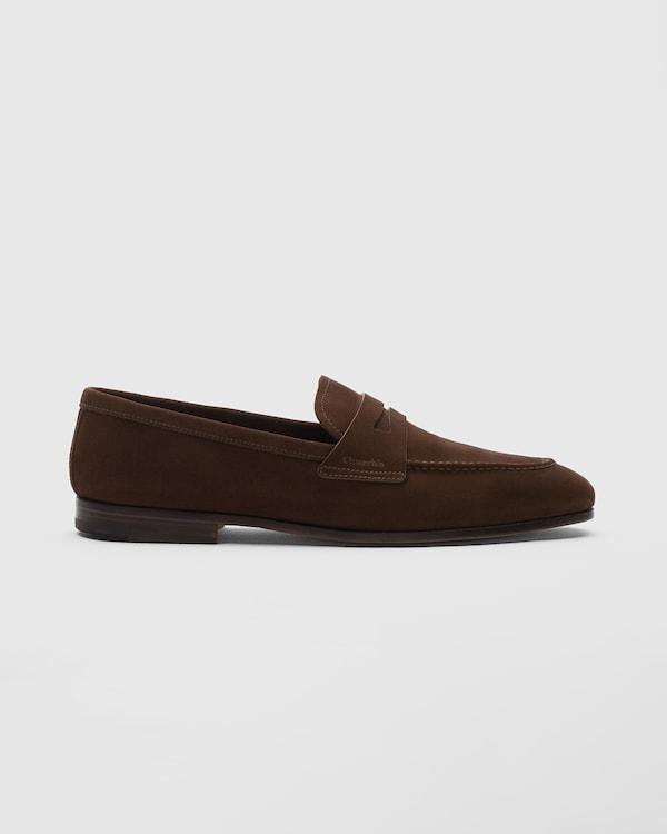 Soft Suede Loafer Burnt
