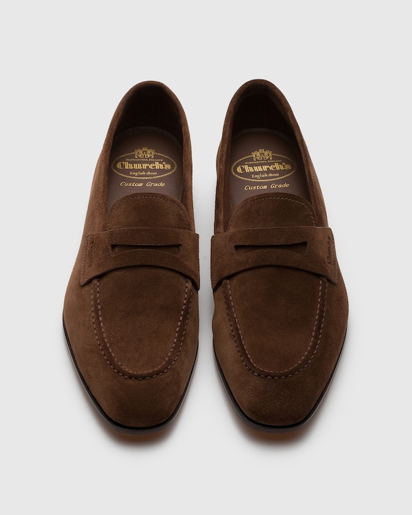 Soft Suede Loafer Burnt
