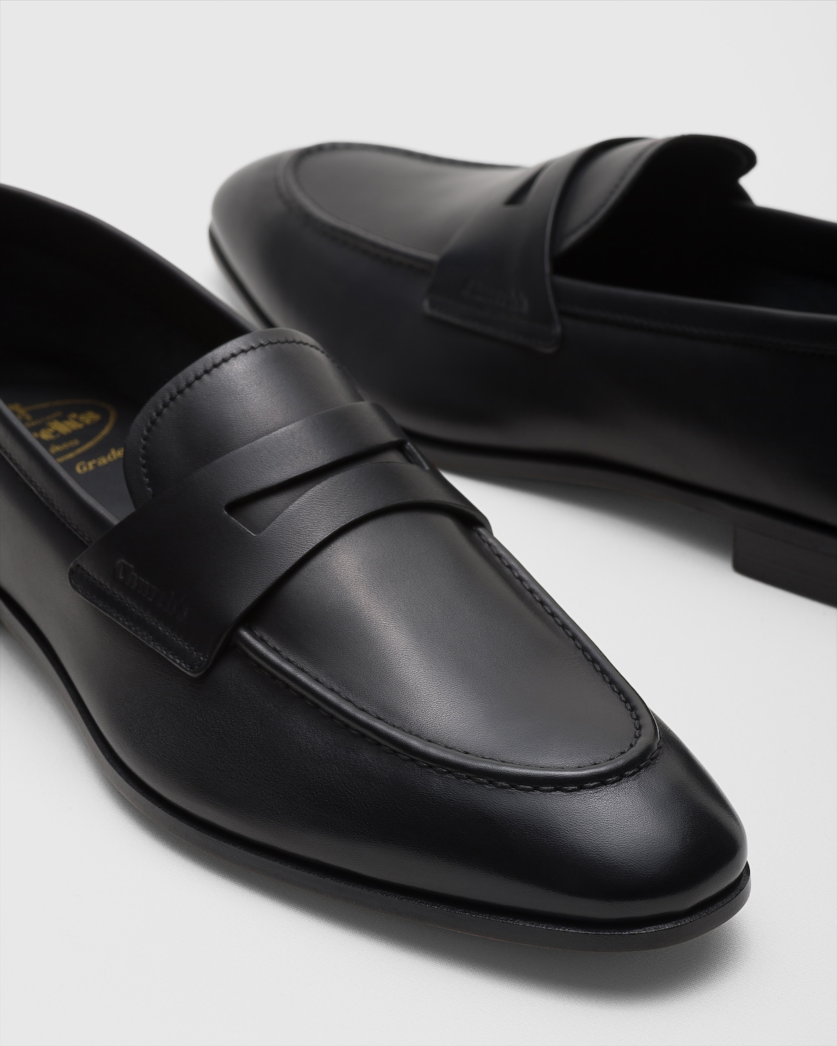 ICONE LOAFER IN WHITE CALFSKIN